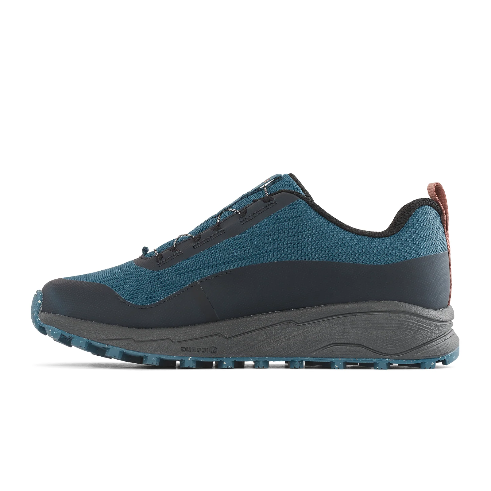 Icebug Haze RB9X GTX Running Shoe (Men) - Petroleum/Chestnut - Image 2