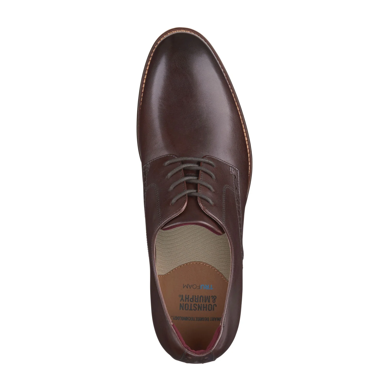 Johnston & Murphy Conard 2.0 Plain Toe Oxford (Men) - Mahogany Full Grain - Image 2