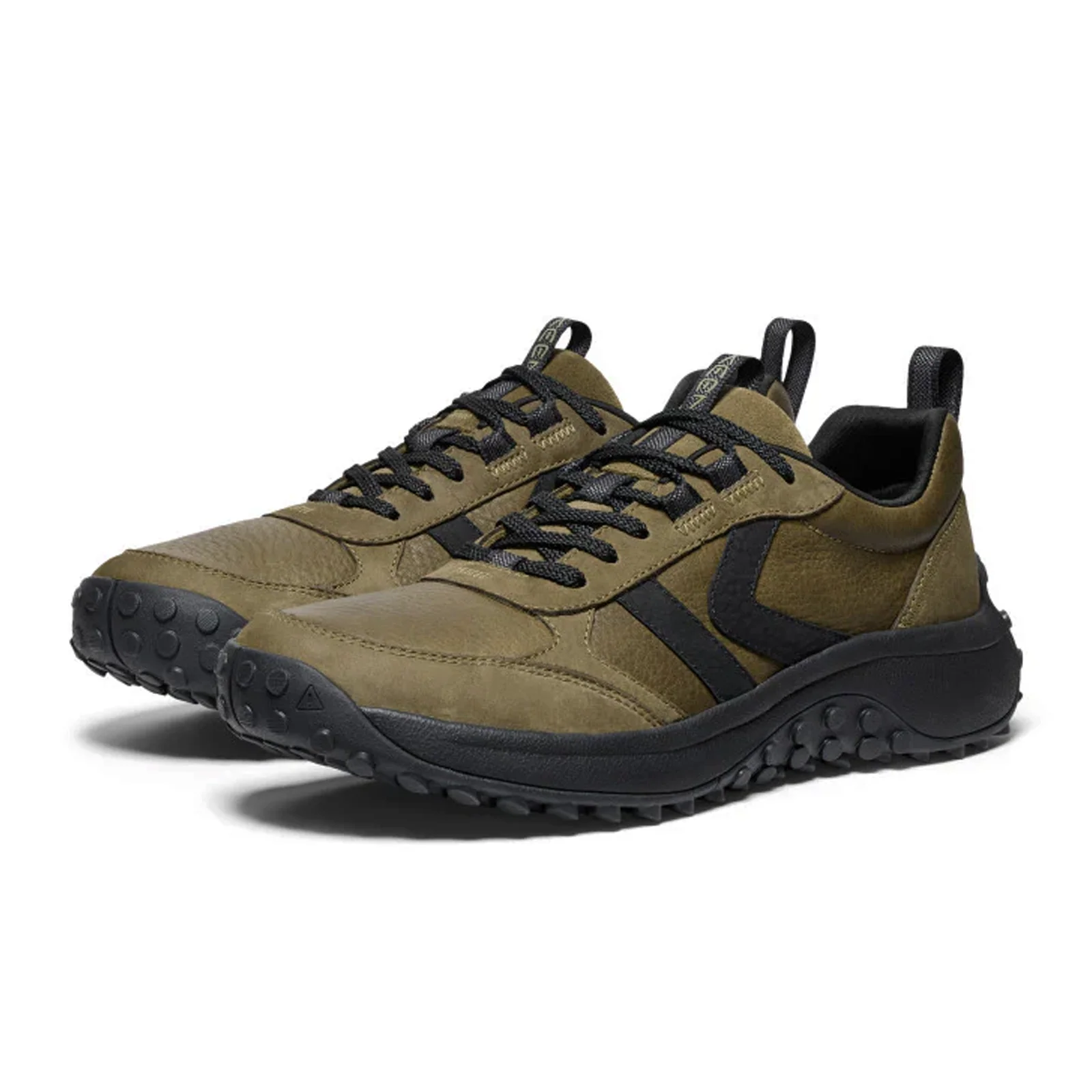 Keen KS86 Sneaker (Men)- Dark Olive/Black Leather - Image 2