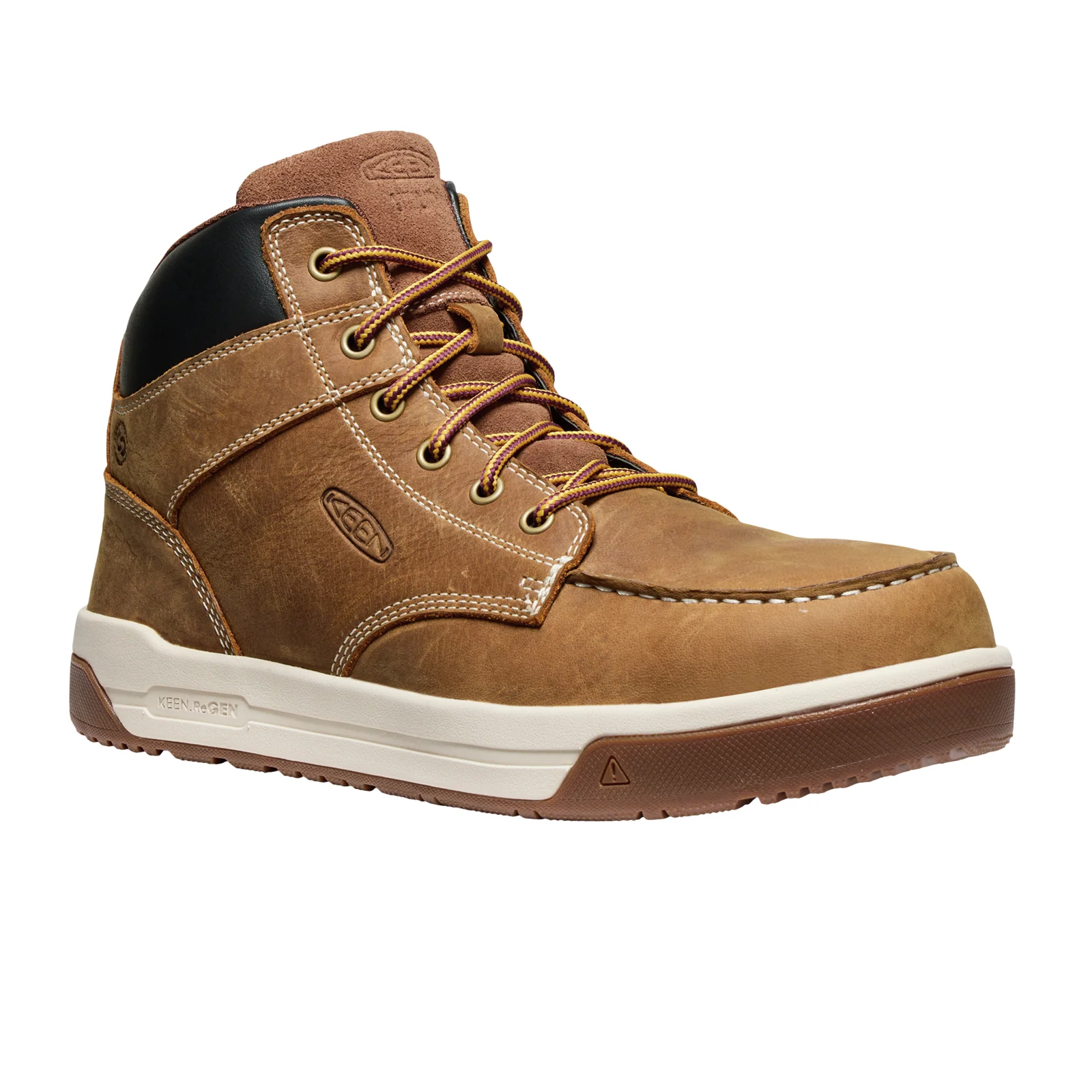 Keen Utility Gibson Mid Carbon Toe Work Boot (Men) - Belgian/Gum - Image 2