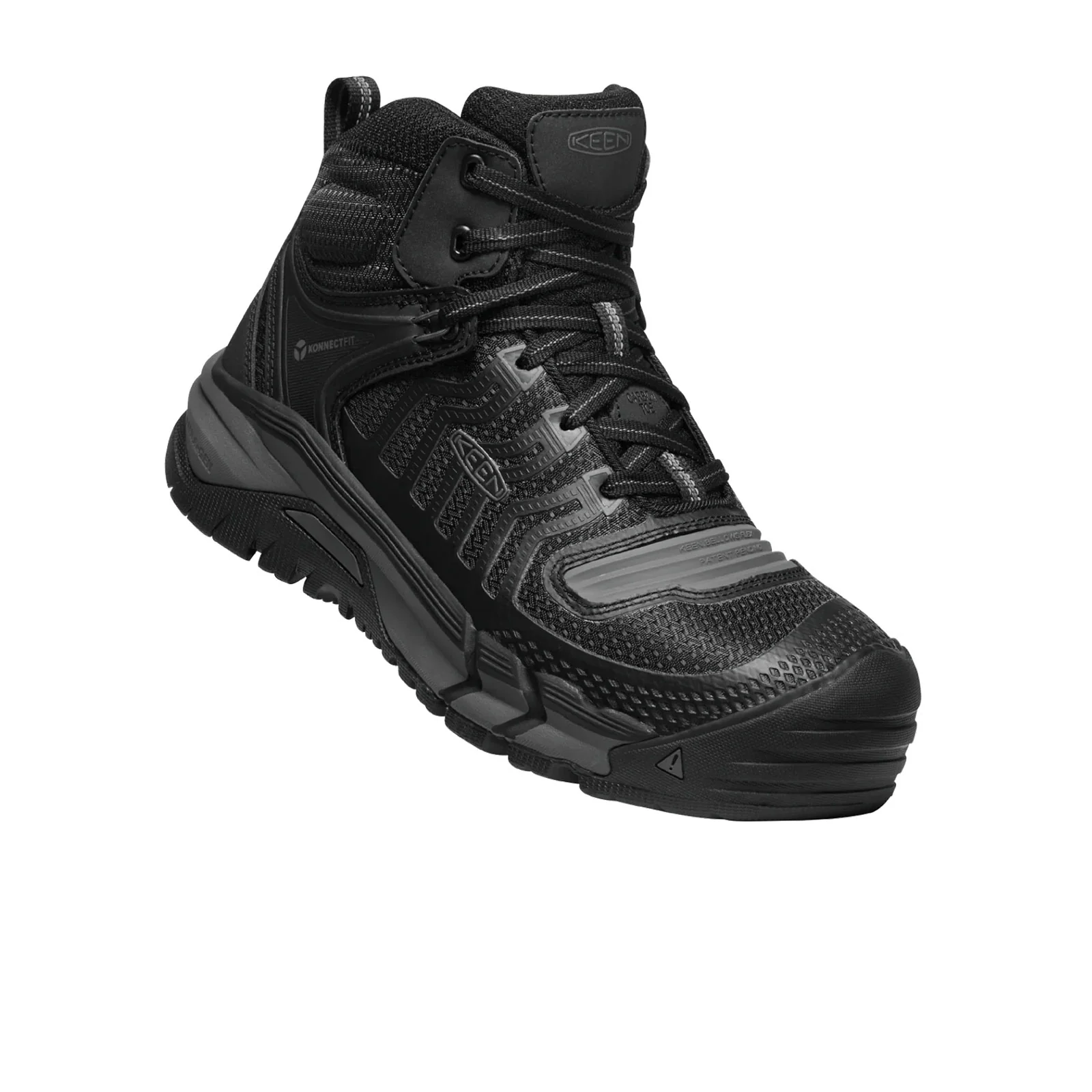 Keen Utility Kansas City Mid KBF Carbon Fiber Toe Work Boot (Men) - Black/Gun Metal - Image 2