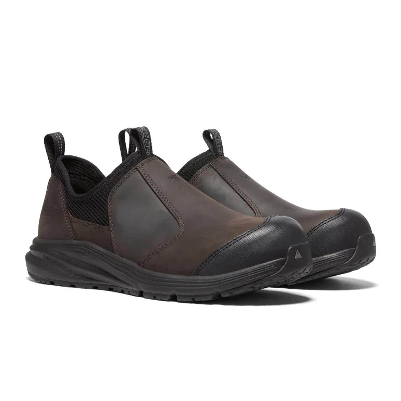 Keen Utility Vista Energy+ Shift ESD Carbon Fiber Toe Slip On Work Shoe (Men) - Coffee Bean/Black - Image 3