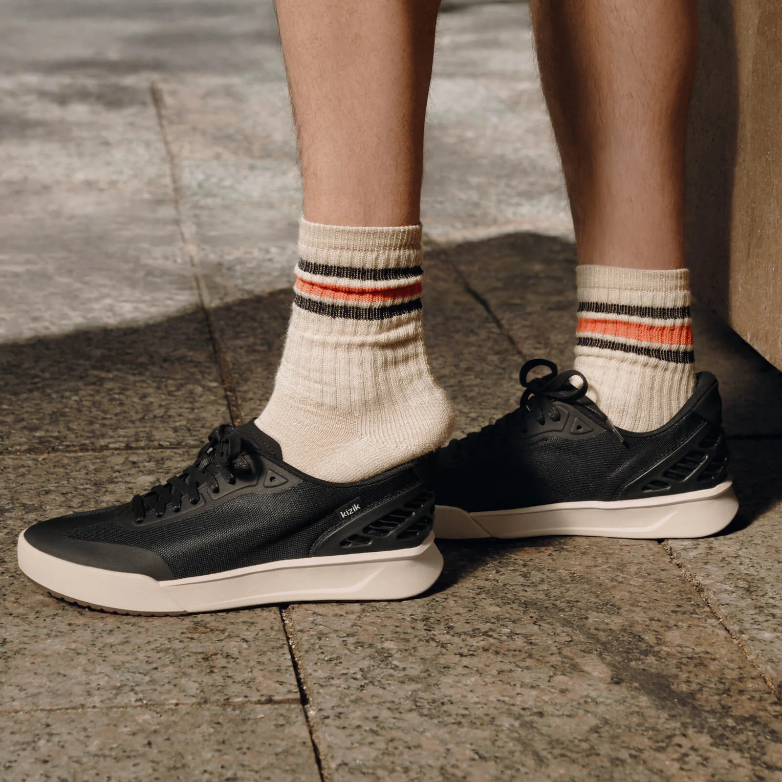 Kizik Austin Sneaker (Men) - Black/Whitecap Gray - Image 11