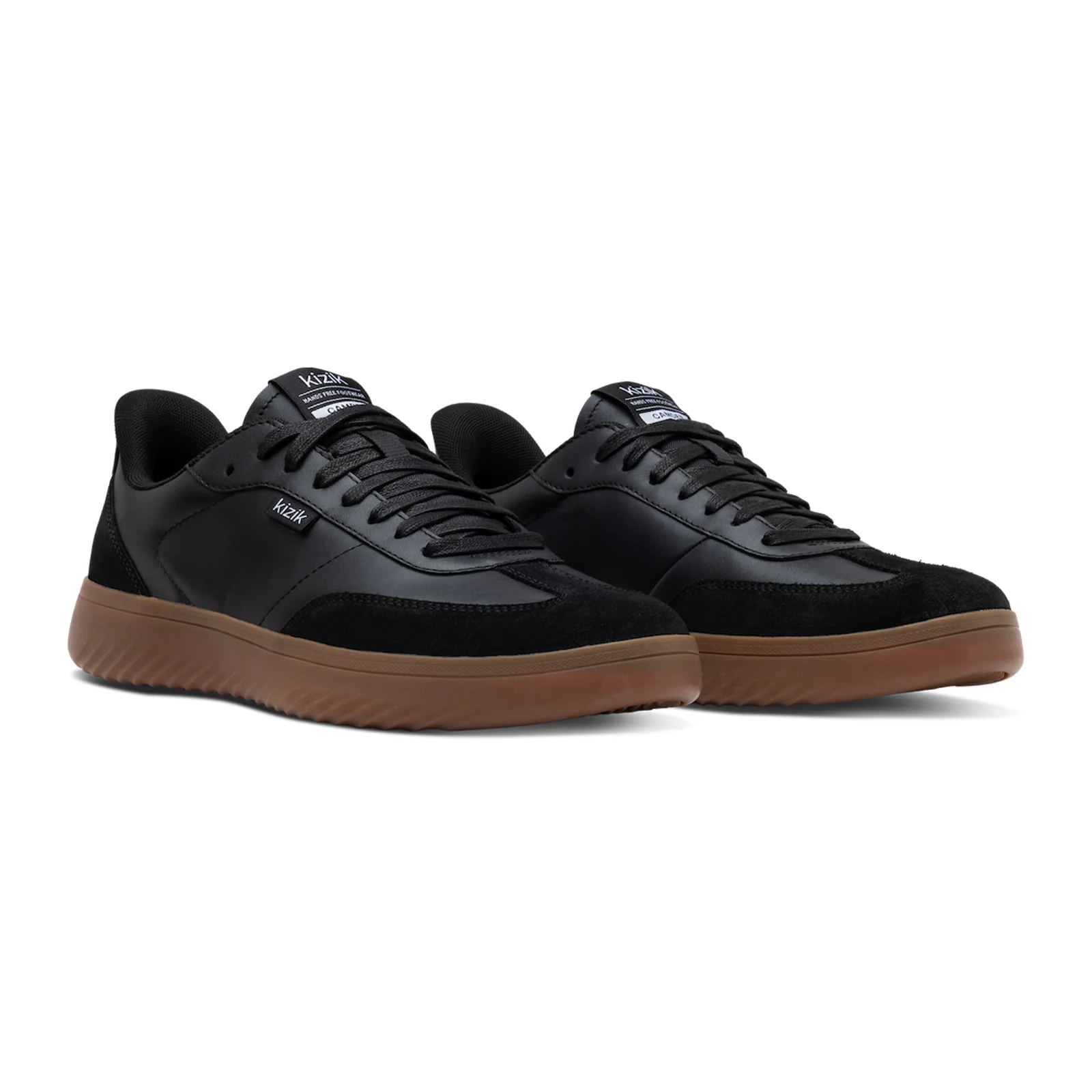 Kizik Camden Sneaker (Men) - Black/Gum - Image 4