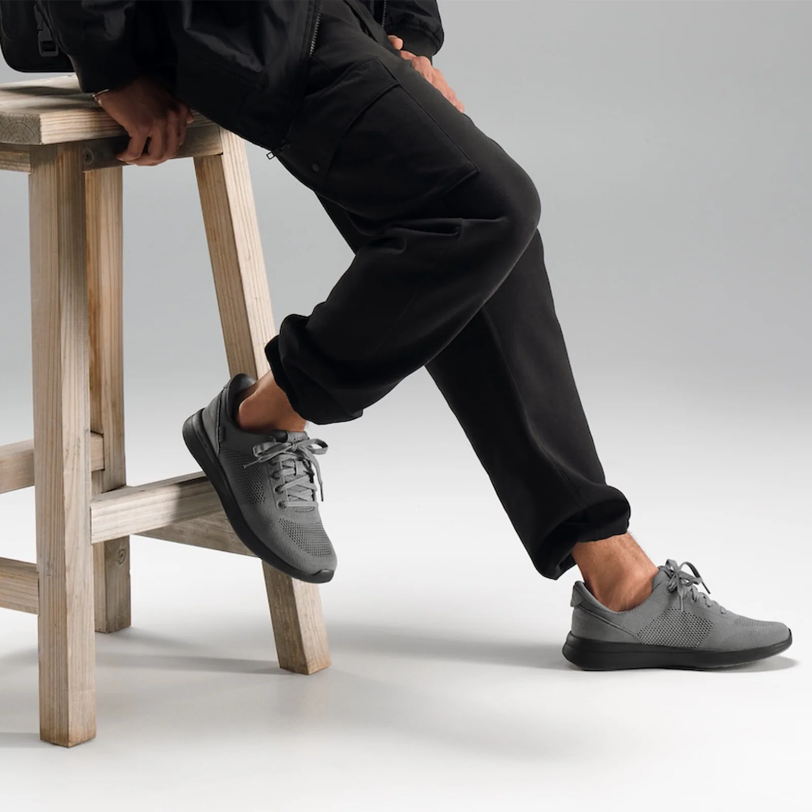 Kizik Lima 2 Sneaker (Men) - Smoked Pearl/Black - Image 10