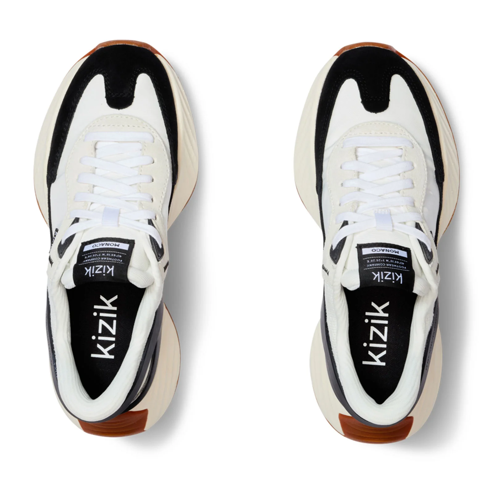 Kizik Monaco Sneaker (Men) - White/Black - Image 5