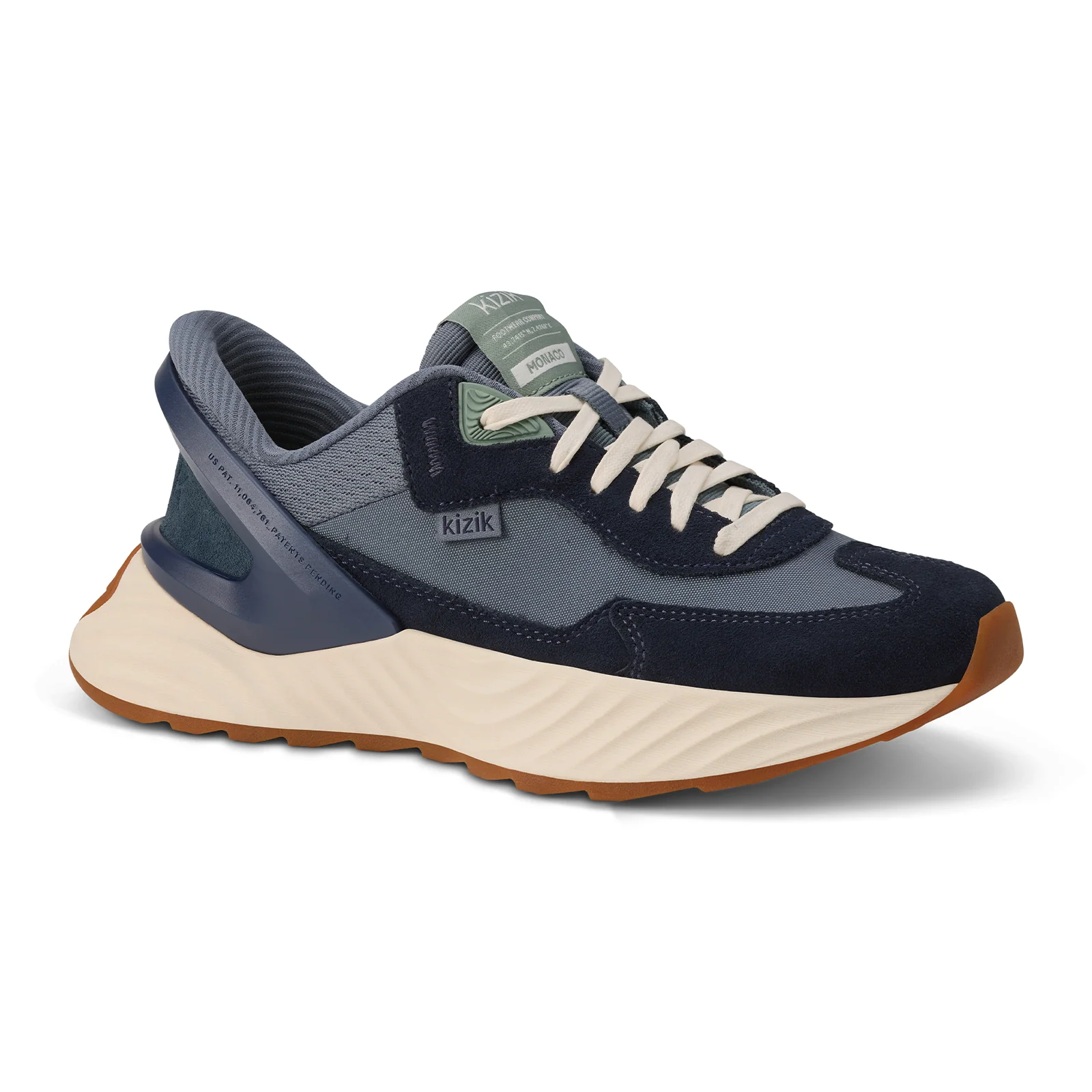 Kizik Monaco Sneaker (Women) - Stormy Weather/Naval Academy - Image 3