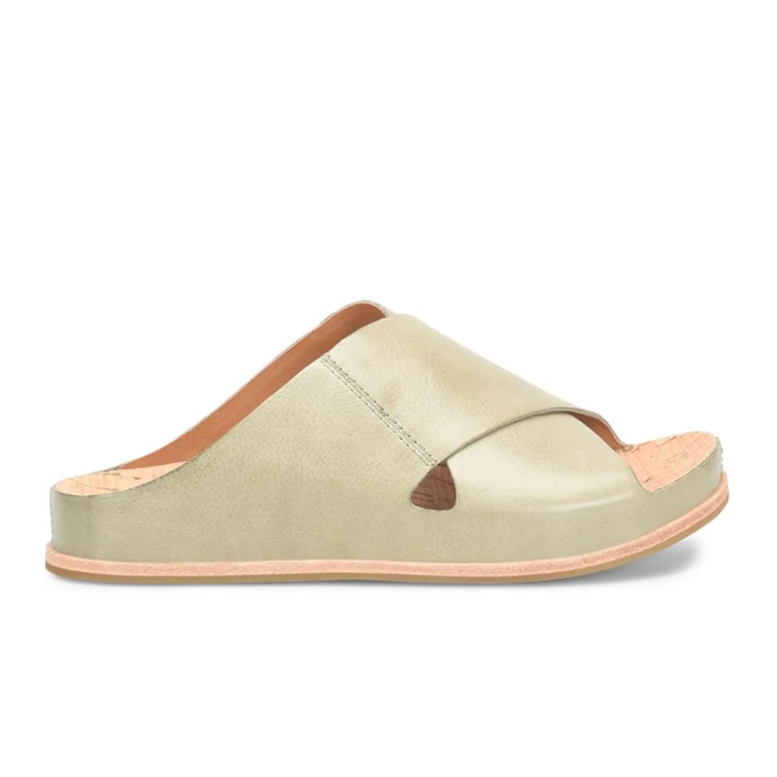 Kork-Ease Tutsi Cross-Band Slide Sandal (Women) - Green - Image 2
