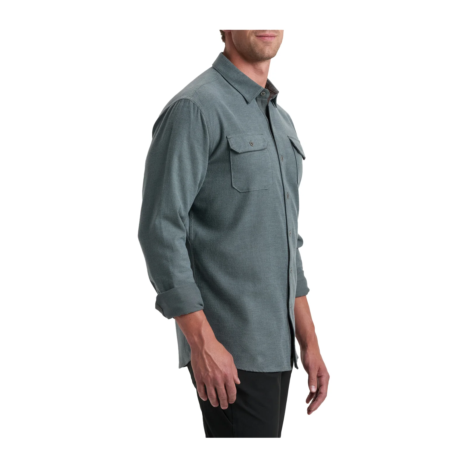 Kuhl Descendr Flannel (Men) - Overcast - Image 2