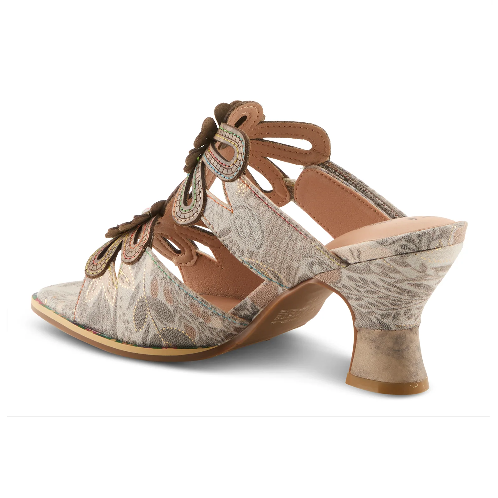 L'Artiste Alania-Garden Wedge Sandal (Women) - Grey Multi - Image 4