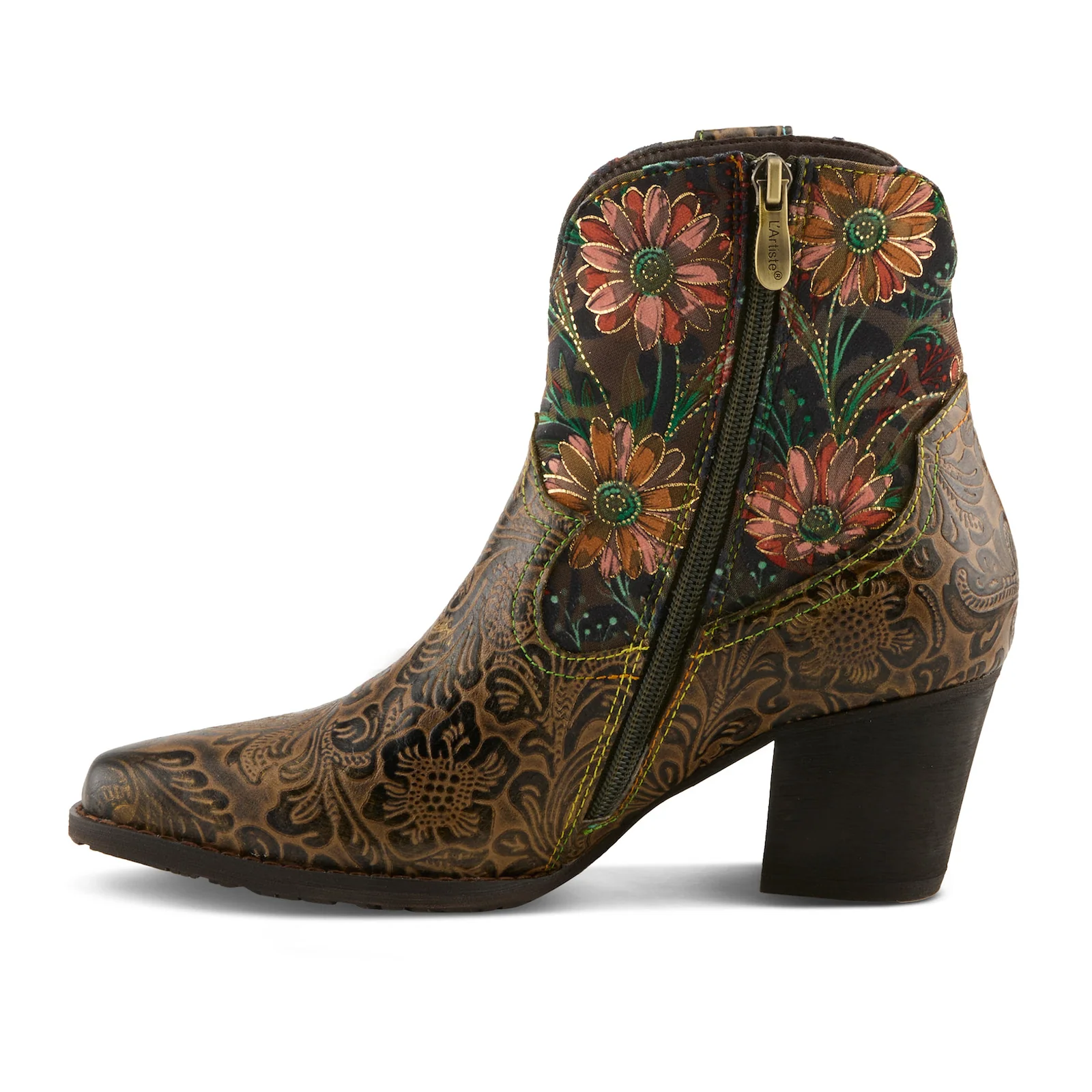 L'Artiste Brydie Boot (Women) - Olive Multi - Image 2
