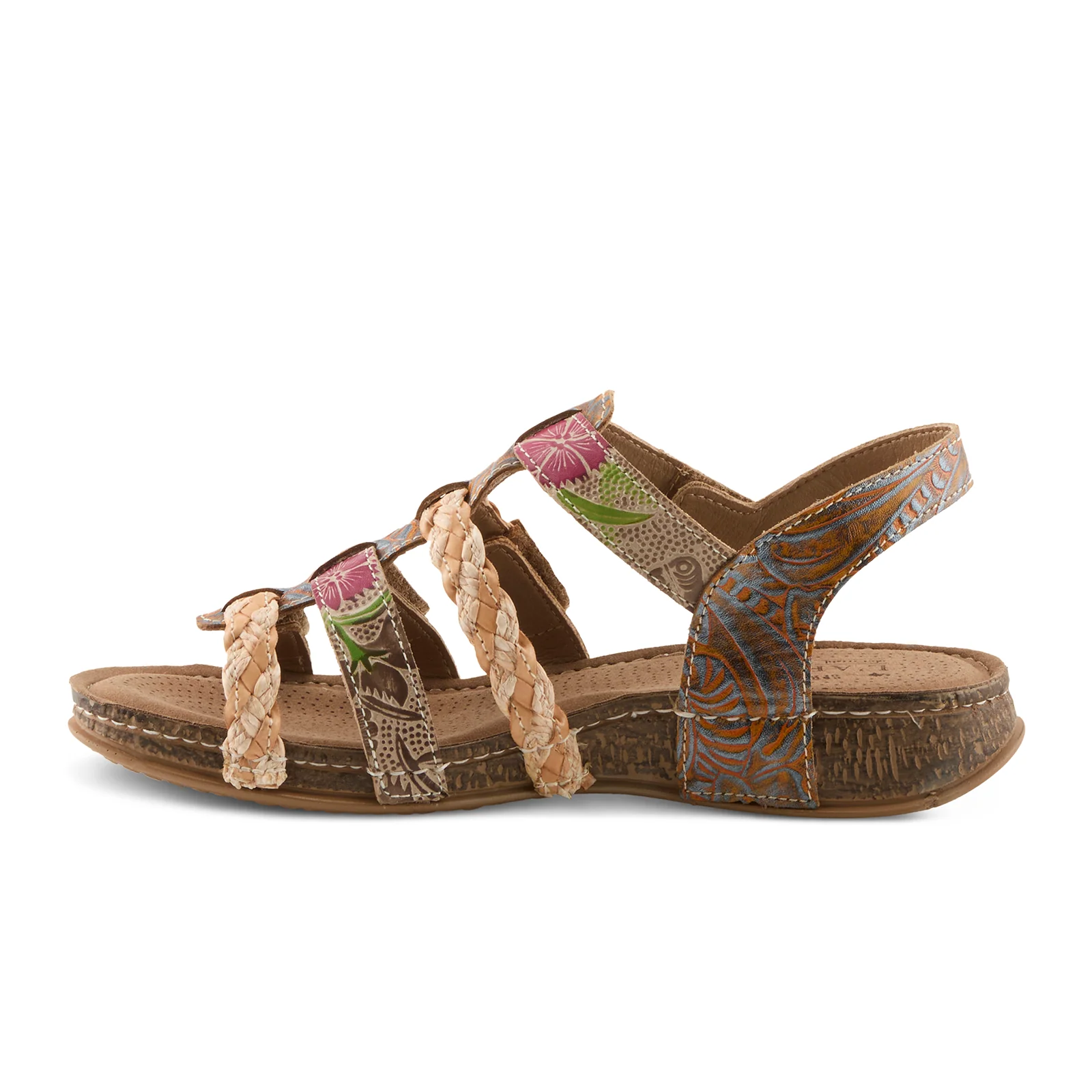 L'Artiste Delila Backstrap Sandal (Women) - Mango Multi - Image 2