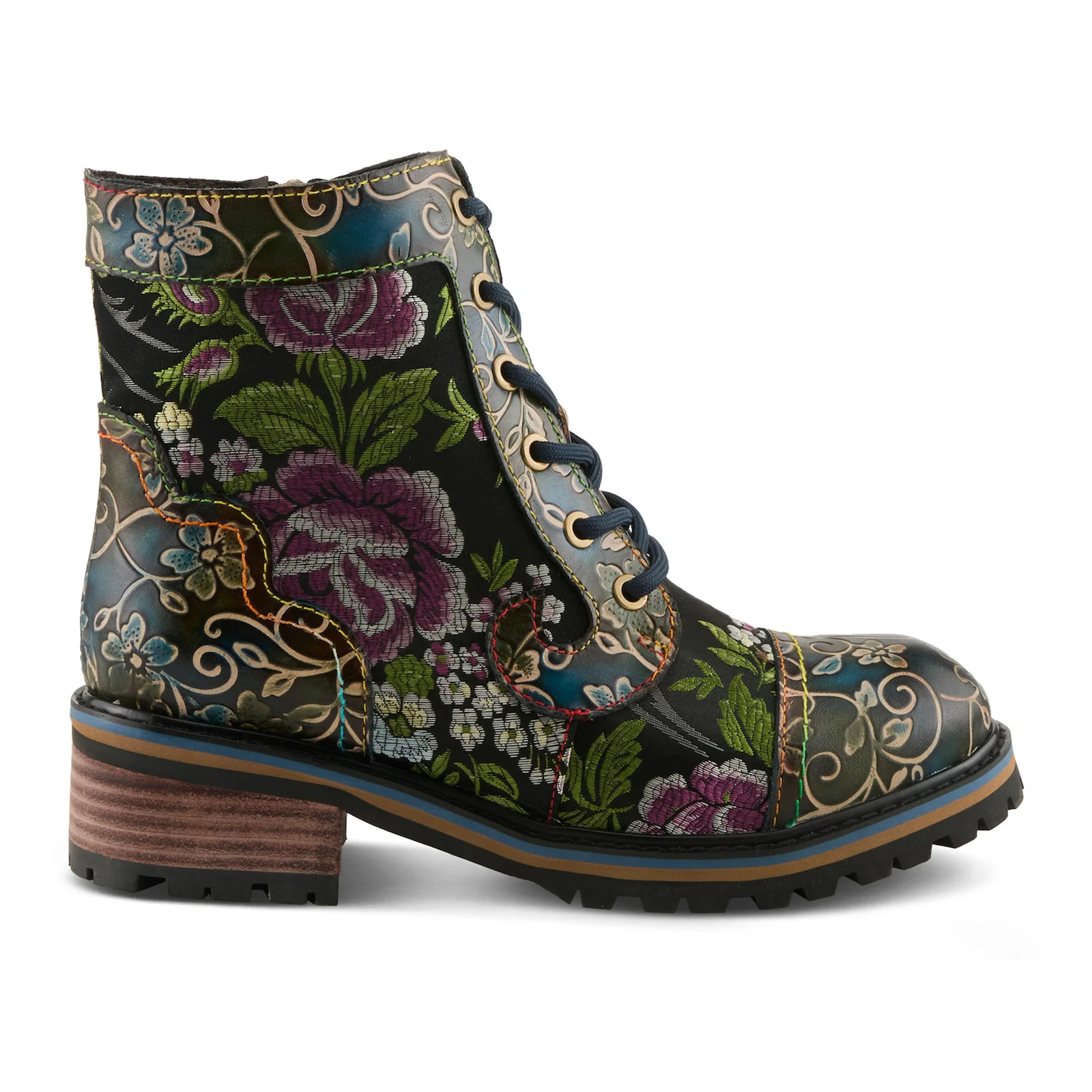 L'Artiste Fantastic Mid Boot (Women) - Blue Multi