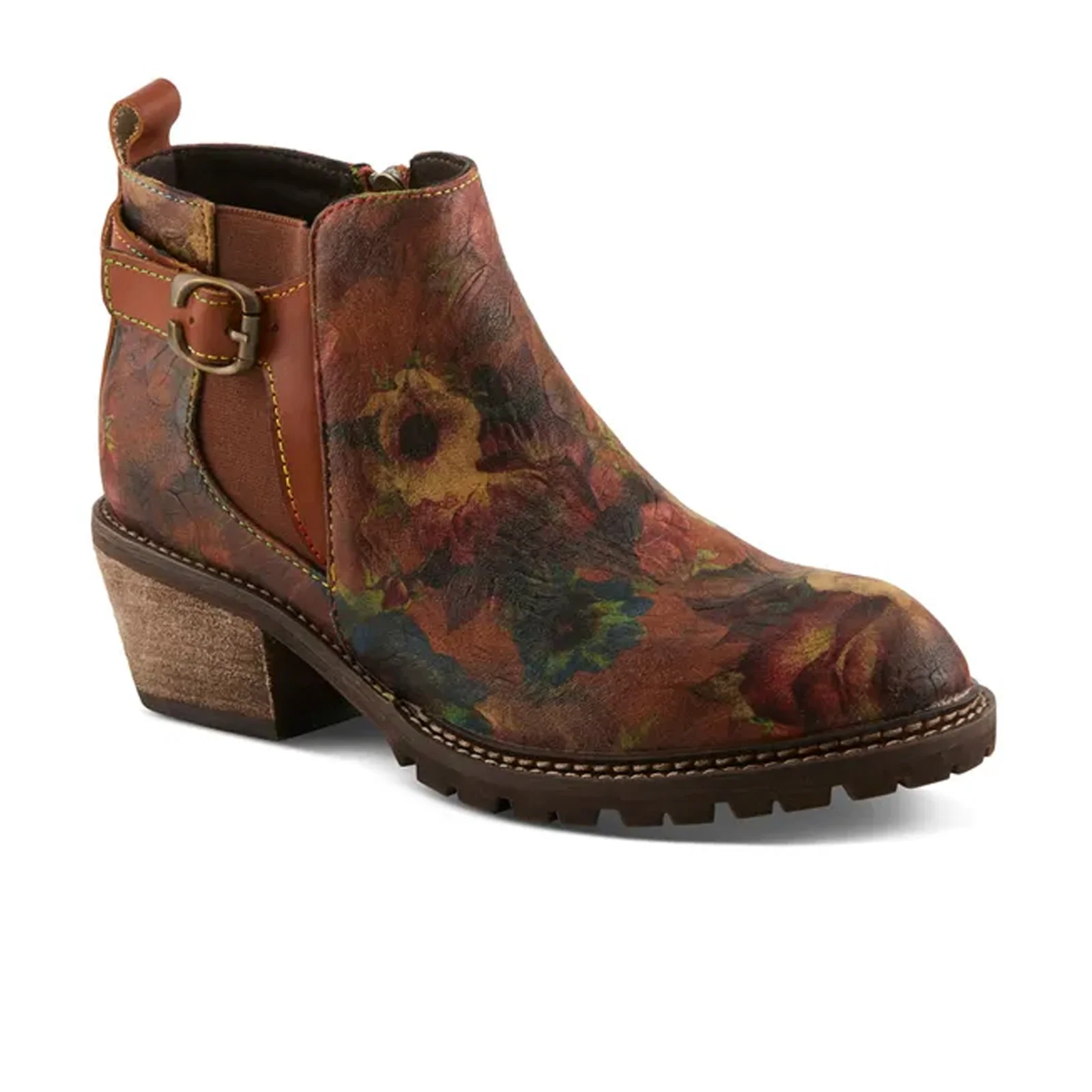 L'Artiste Farruko Ankle Boot (Women) - Camel Multi - Image 3