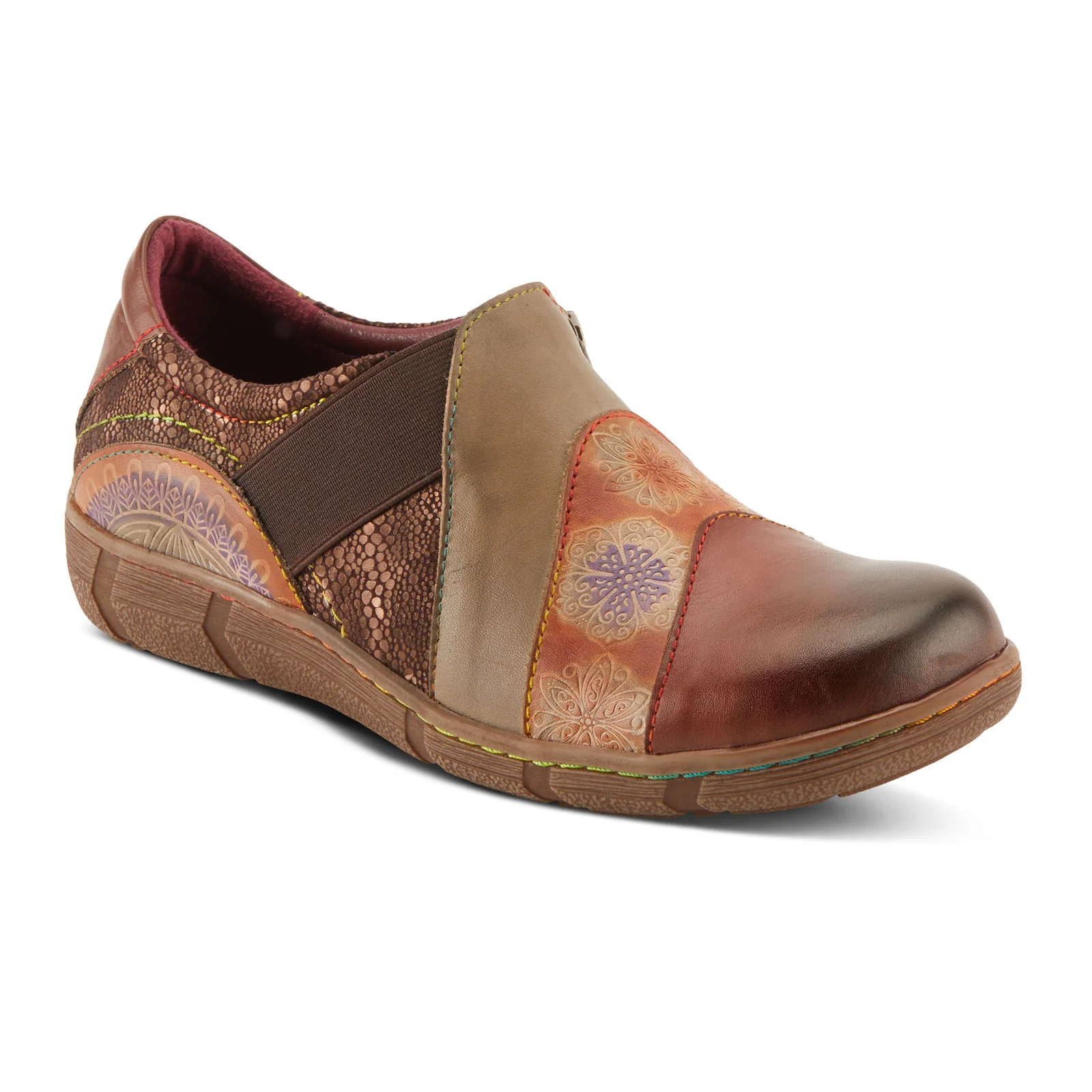 L'Artiste Lata Slip On (Women) - Brown Multi - Image 3