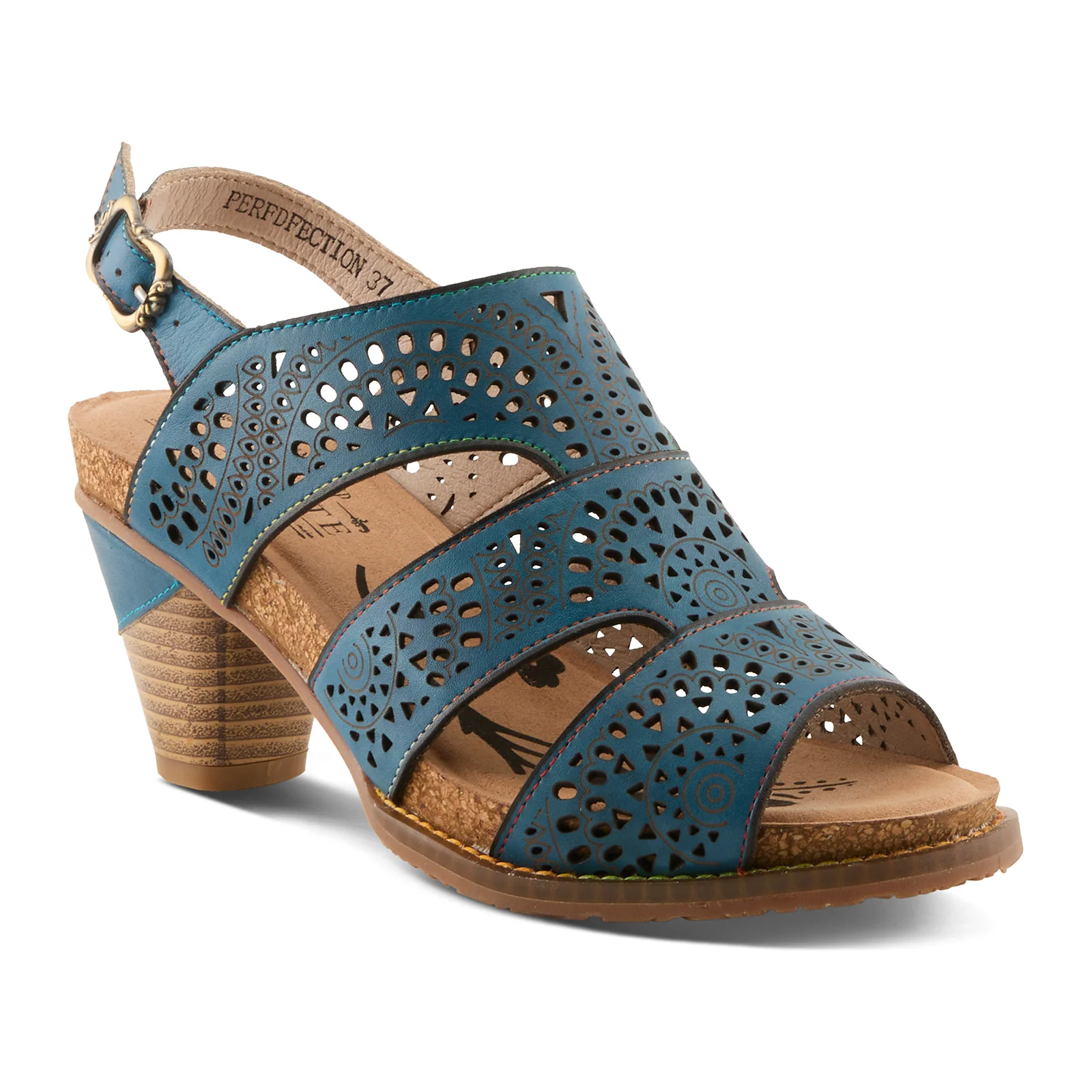 L'Artiste Perfdfection Wedge Sandal (Women) - Blue - Image 3