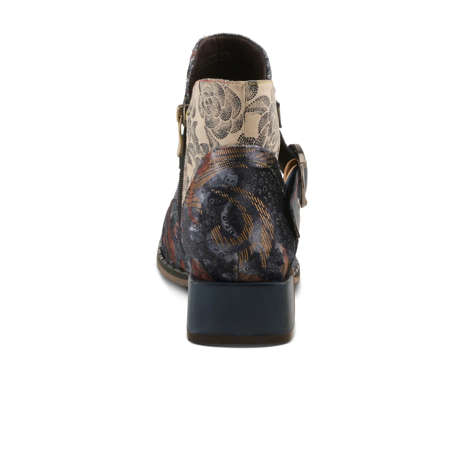 L'Artiste Sipperb Ankle Boot (Women) - Navy Multi - Image 4