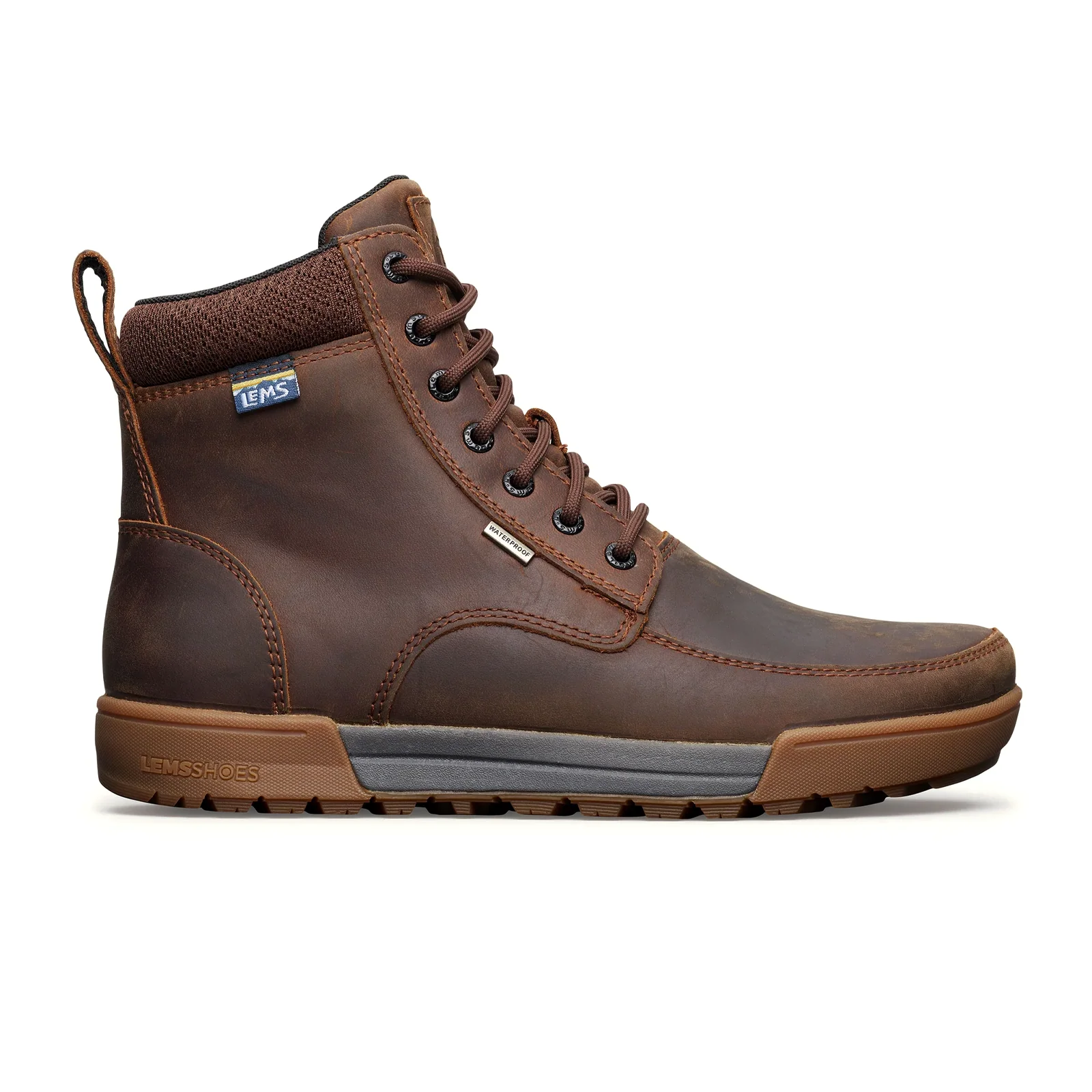 Lems Boulder Summit WP (Unisex) - Rugged Bark