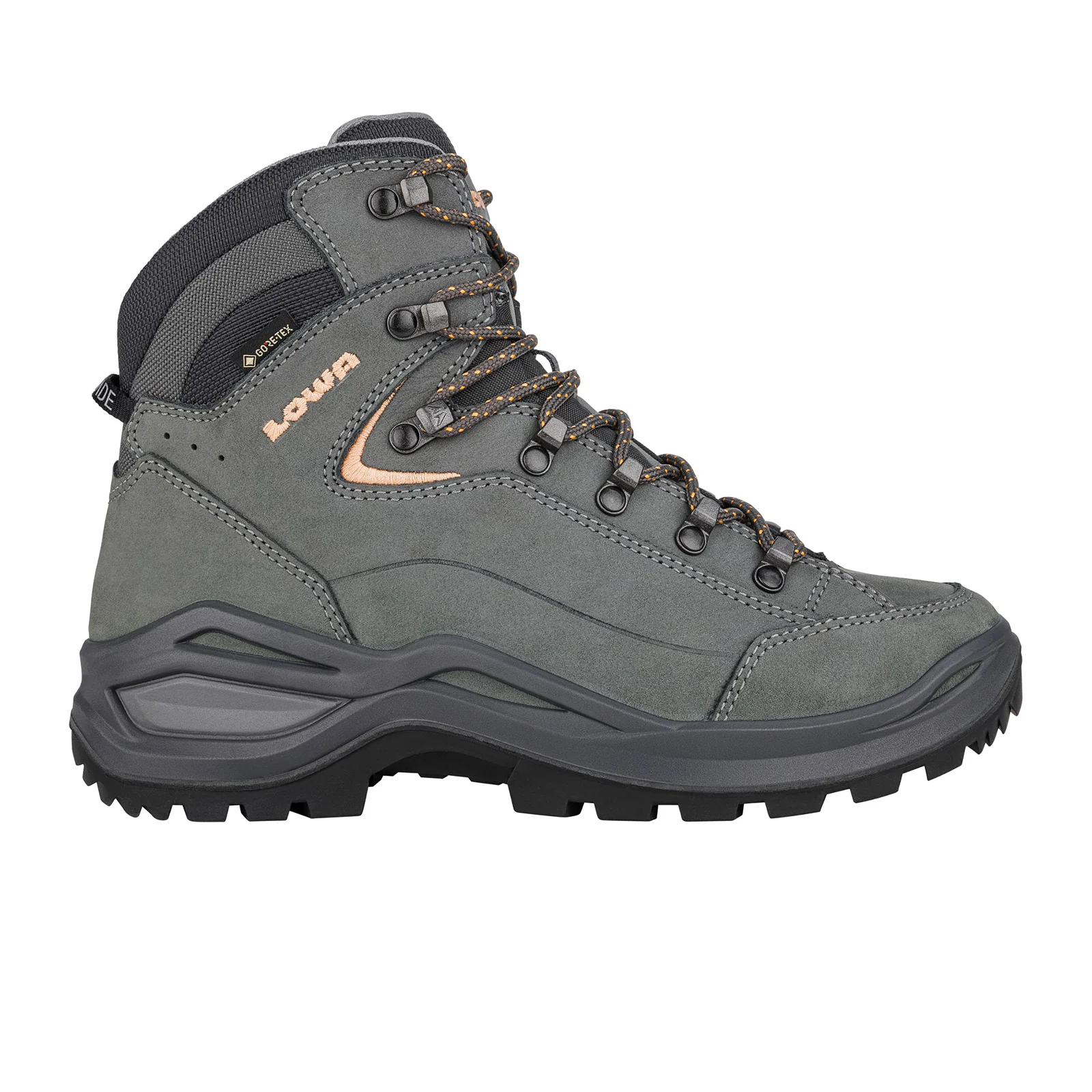 Lowa Renegade EVO GTX Mid Hiking Boot (Women) - Graphite/Apricot
