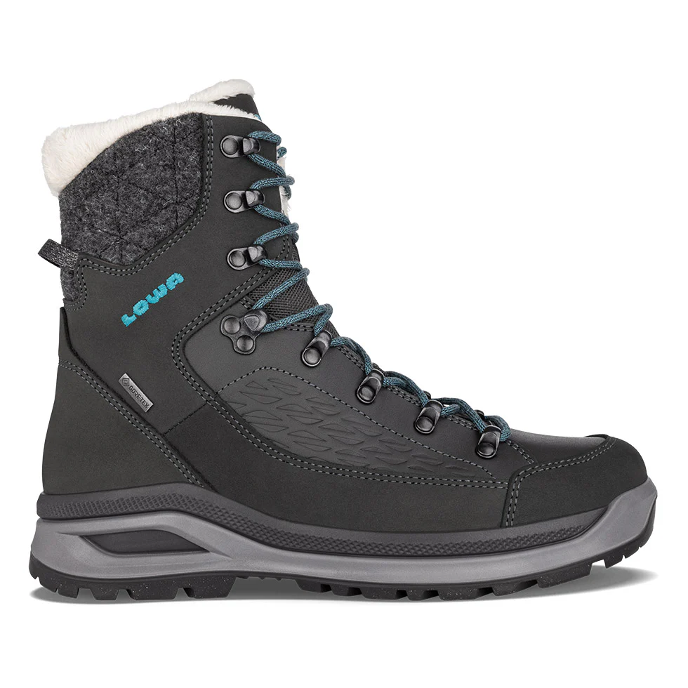 Lowa Renegade EVO Ice GTX High Hiking Boot (Women) - Anthracite/Petrol