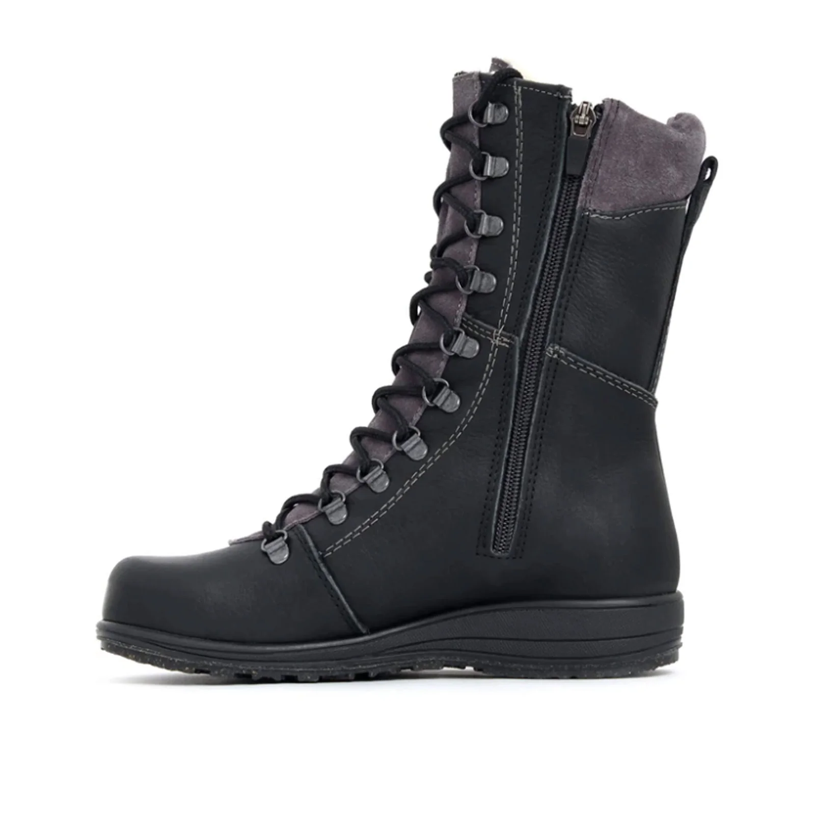 Martino Banff Mid Winter Boot (Women) - Black/Grey - Image 2