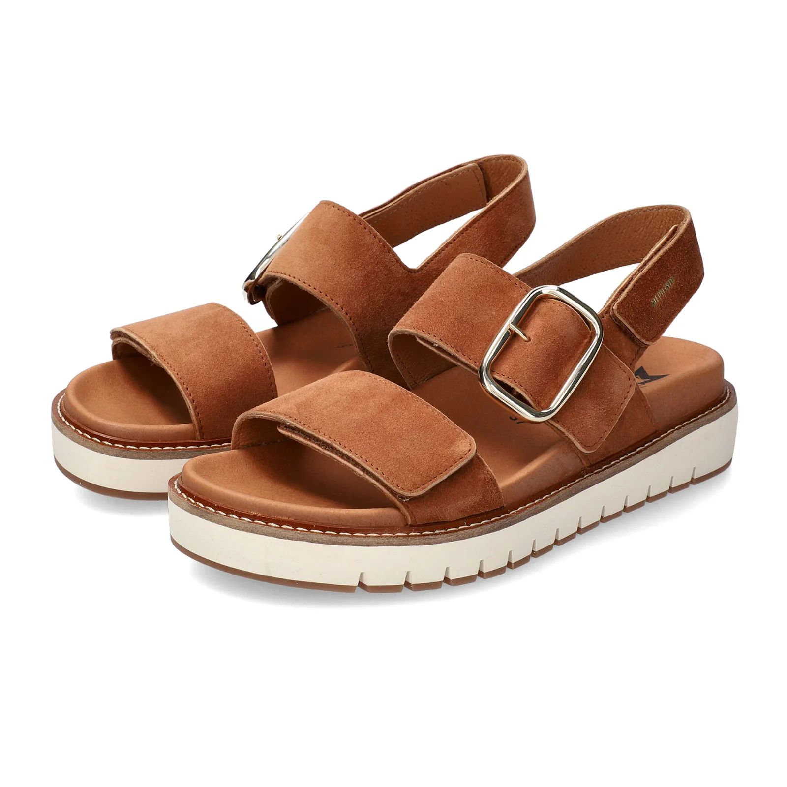 Mephisto Belona Backstrap Sandal (Women) - Hazelnut Velcalf - Image 2
