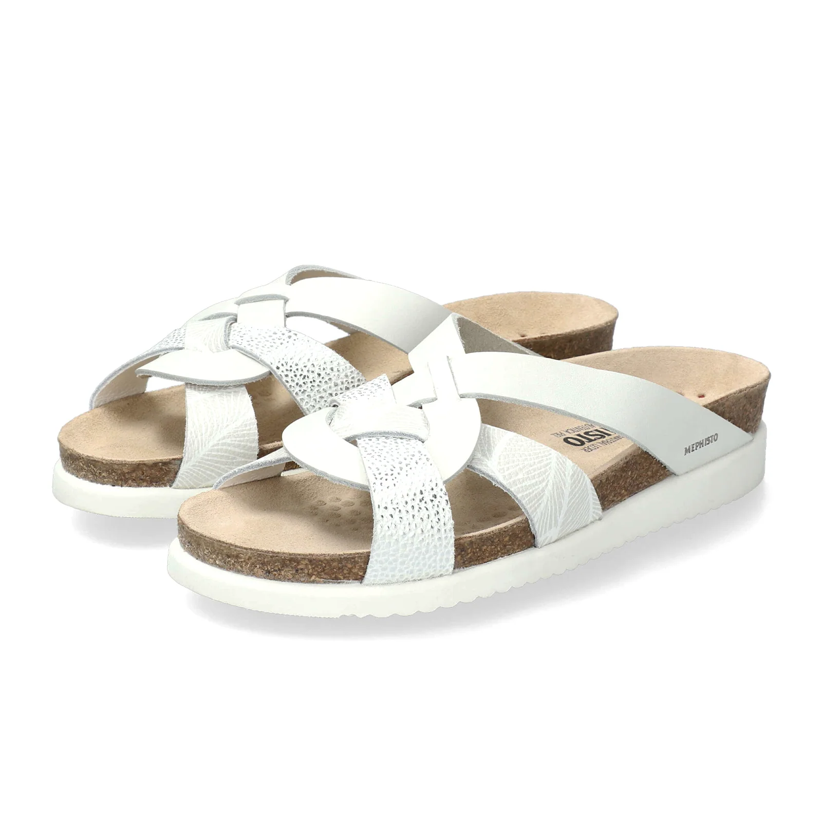 Mephisto Halix Slide Sandal (Women) - Silver Condor - Image 2