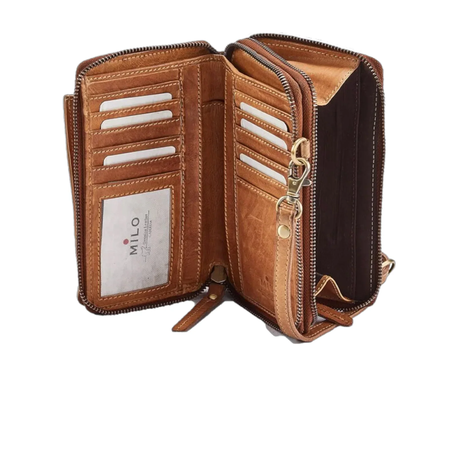 Milo Ella Crossbody Bag - Cognac - Image 2