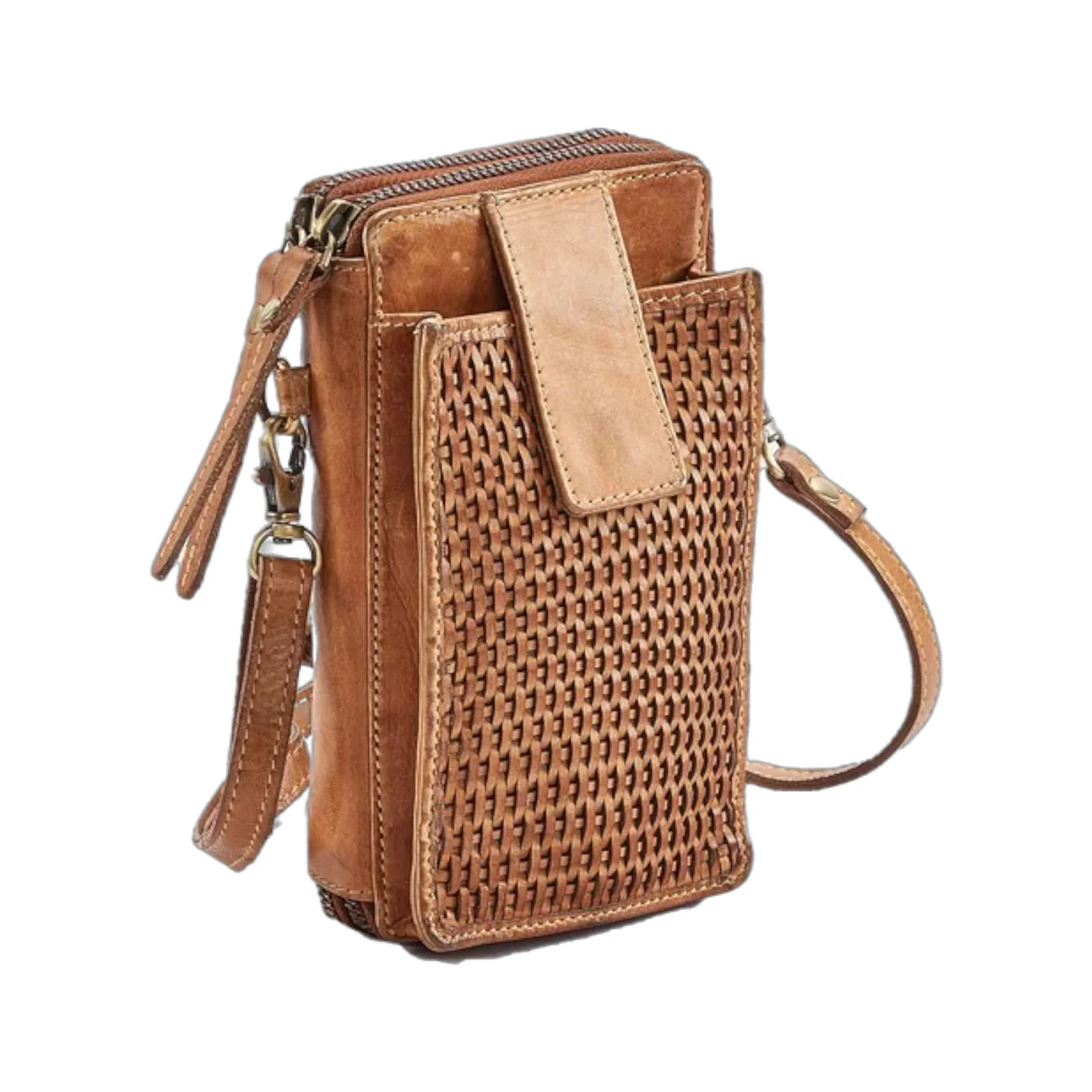 Milo Ella Crossbody Bag - Cognac - Image 3