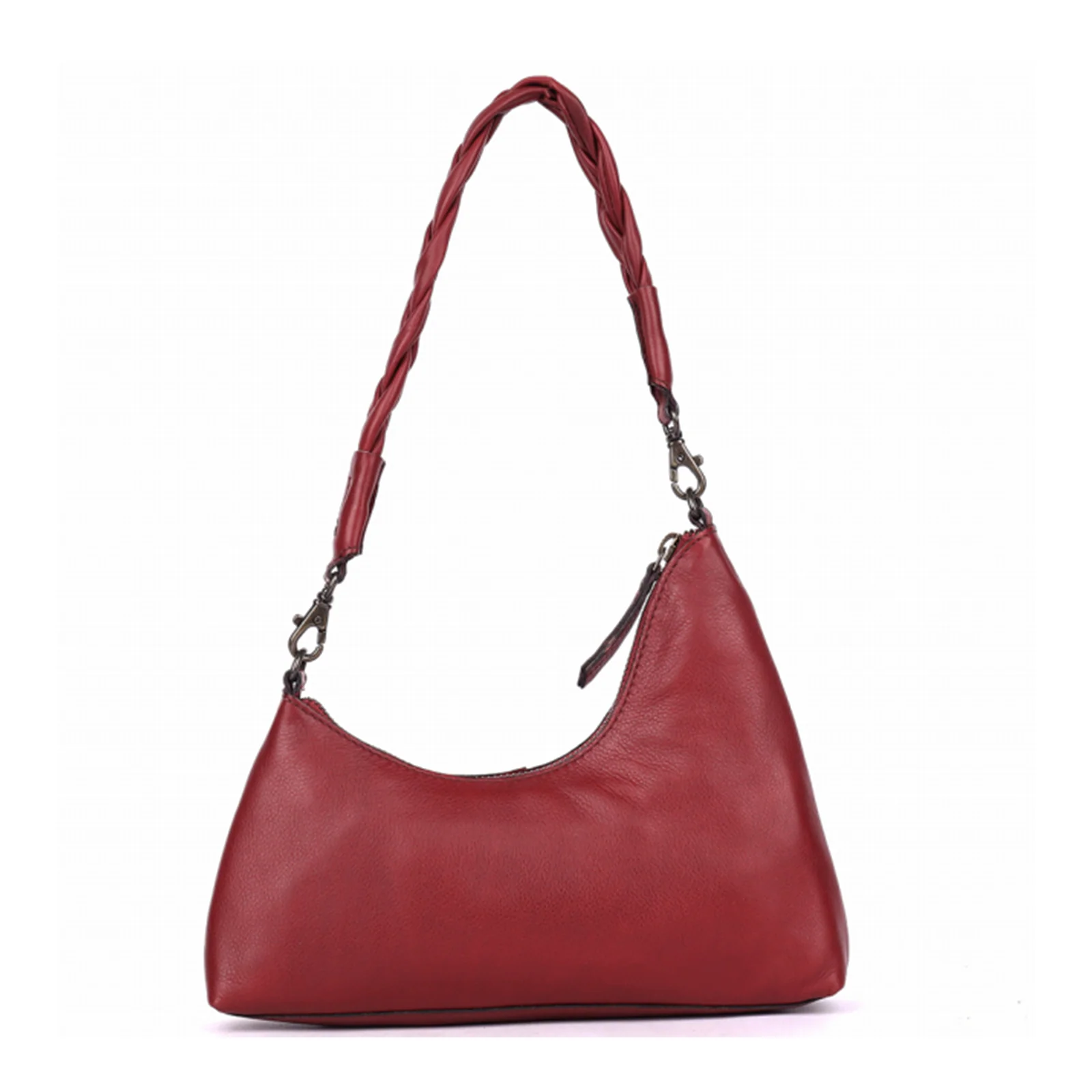 Milo Velutto Shoulder Bag - Burgundy