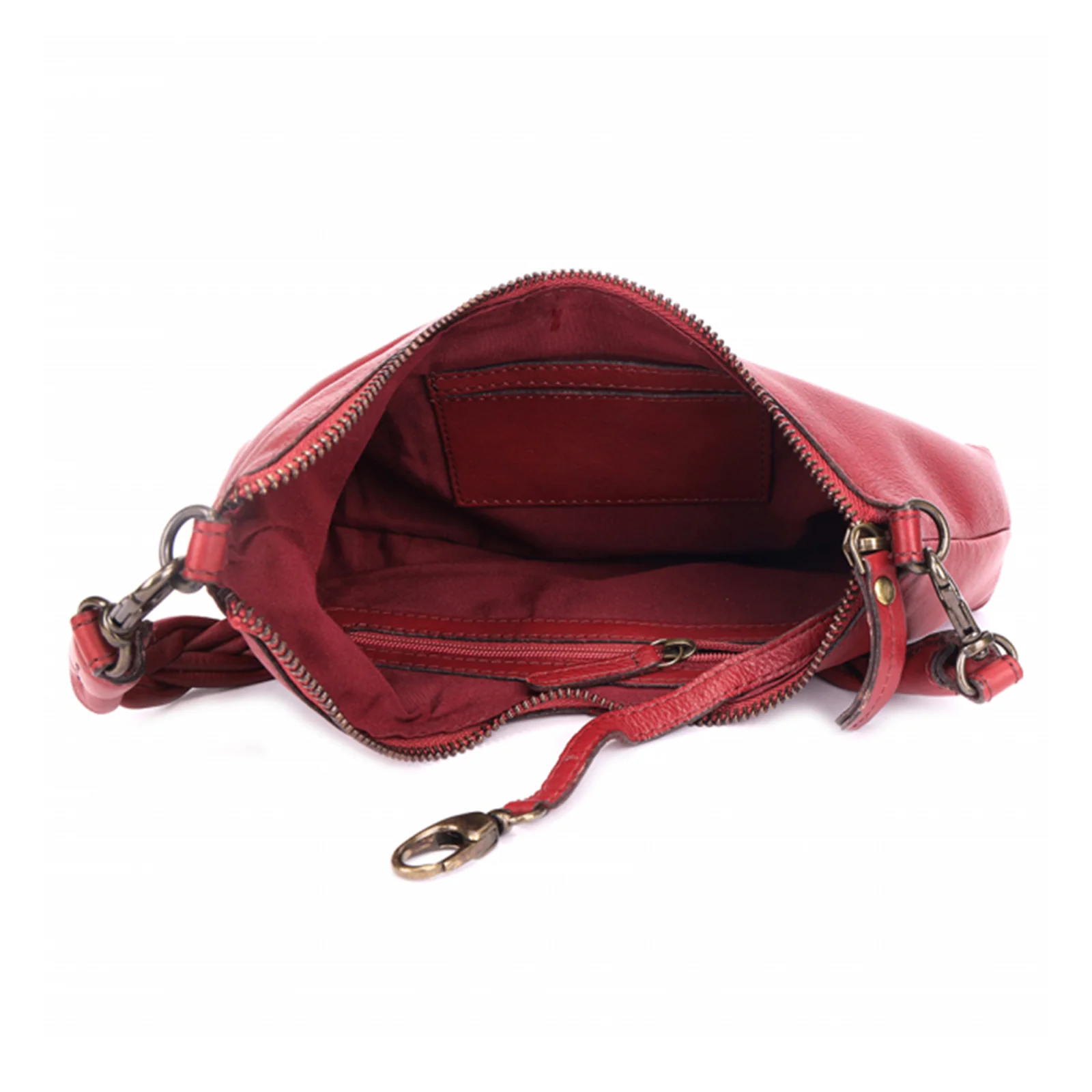 Milo Velutto Shoulder Bag - Burgundy - Image 4