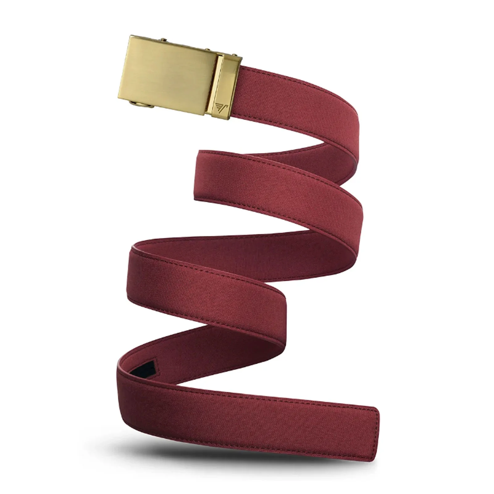 Mission Belts Gold 40 Belt (Men) - Sangria Red Canvas - Image 2