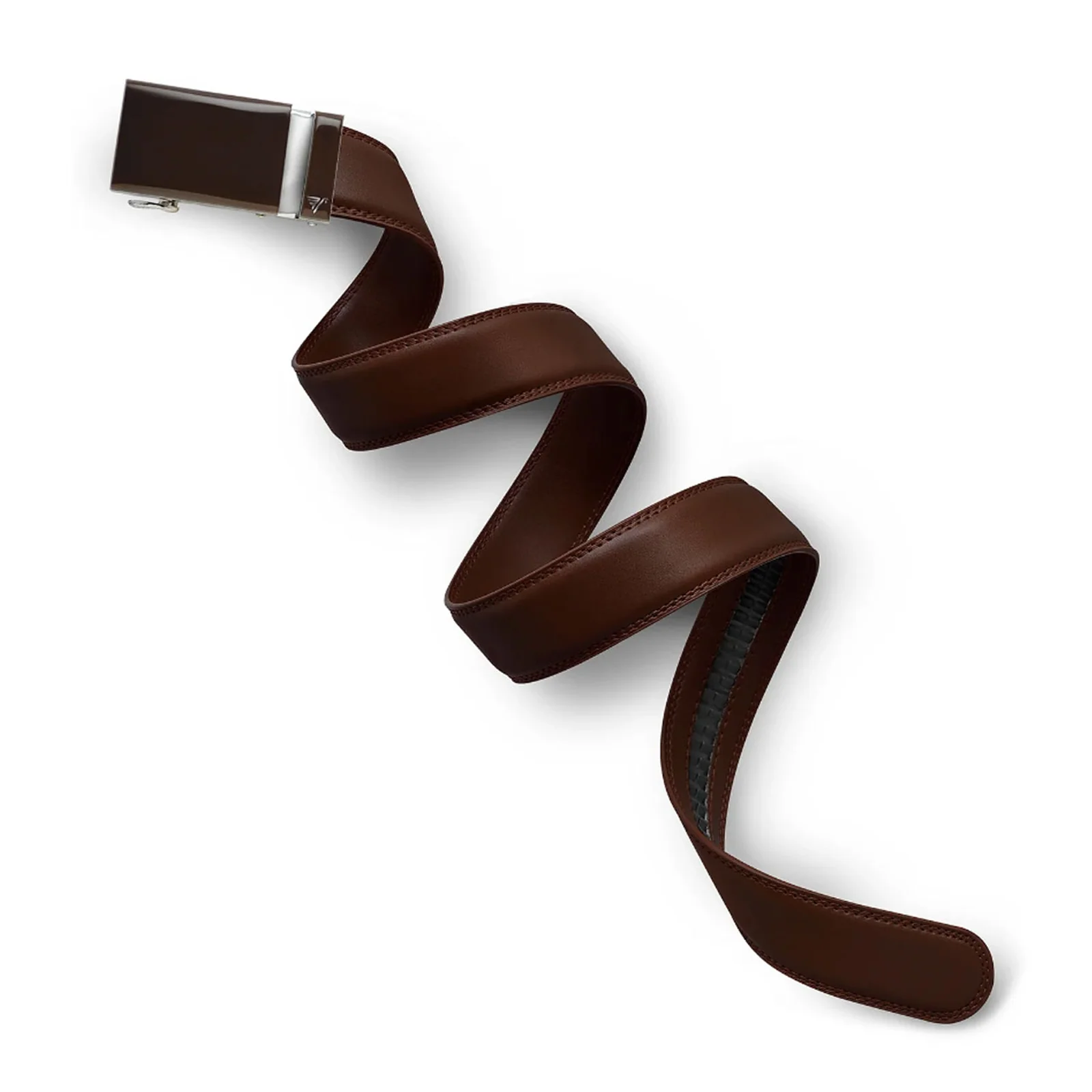 Mission Belts Leather Belt (Men) - Chocolate/Chocolate Brown Leather