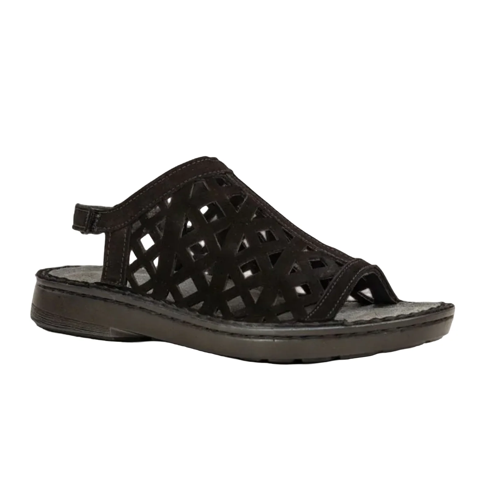 Naot Amadora Sling Sandal (Women) - Black Velvet Nubuck - Image 2