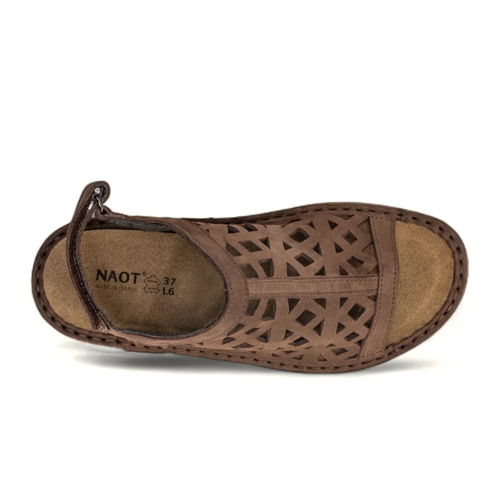 Naot Amadora Sling Sandal (Women) - Coffee Bean Nubuck - Image 4