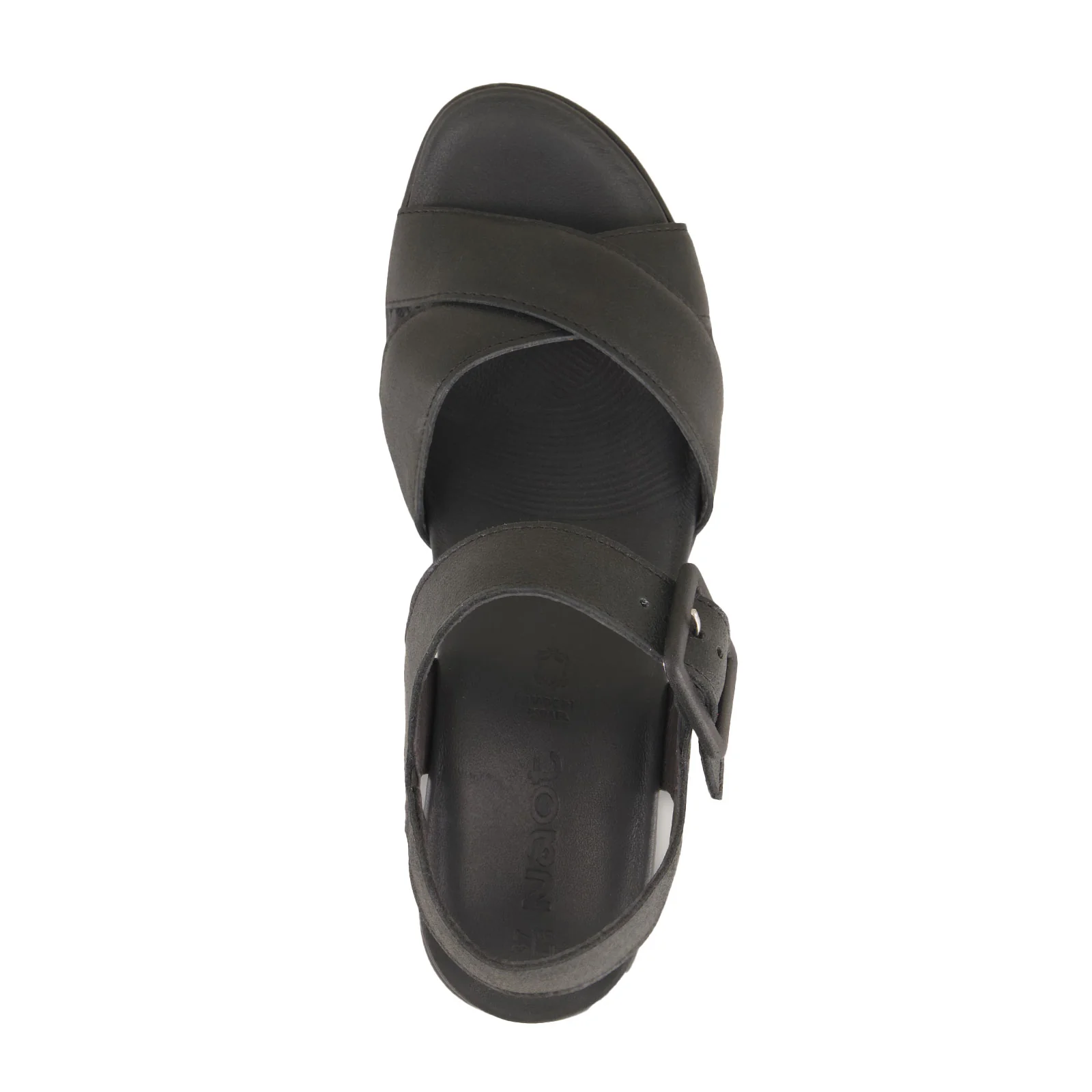 Naot Elite Heeled Sandal (Women) - Shiny Black Leather - Image 4