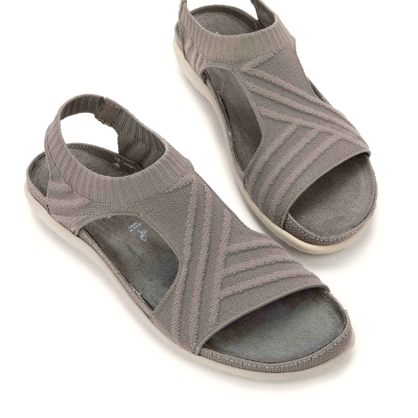 Naot Kawhia Backstrap Sandal (Women) - Taupe Knit - Image 3