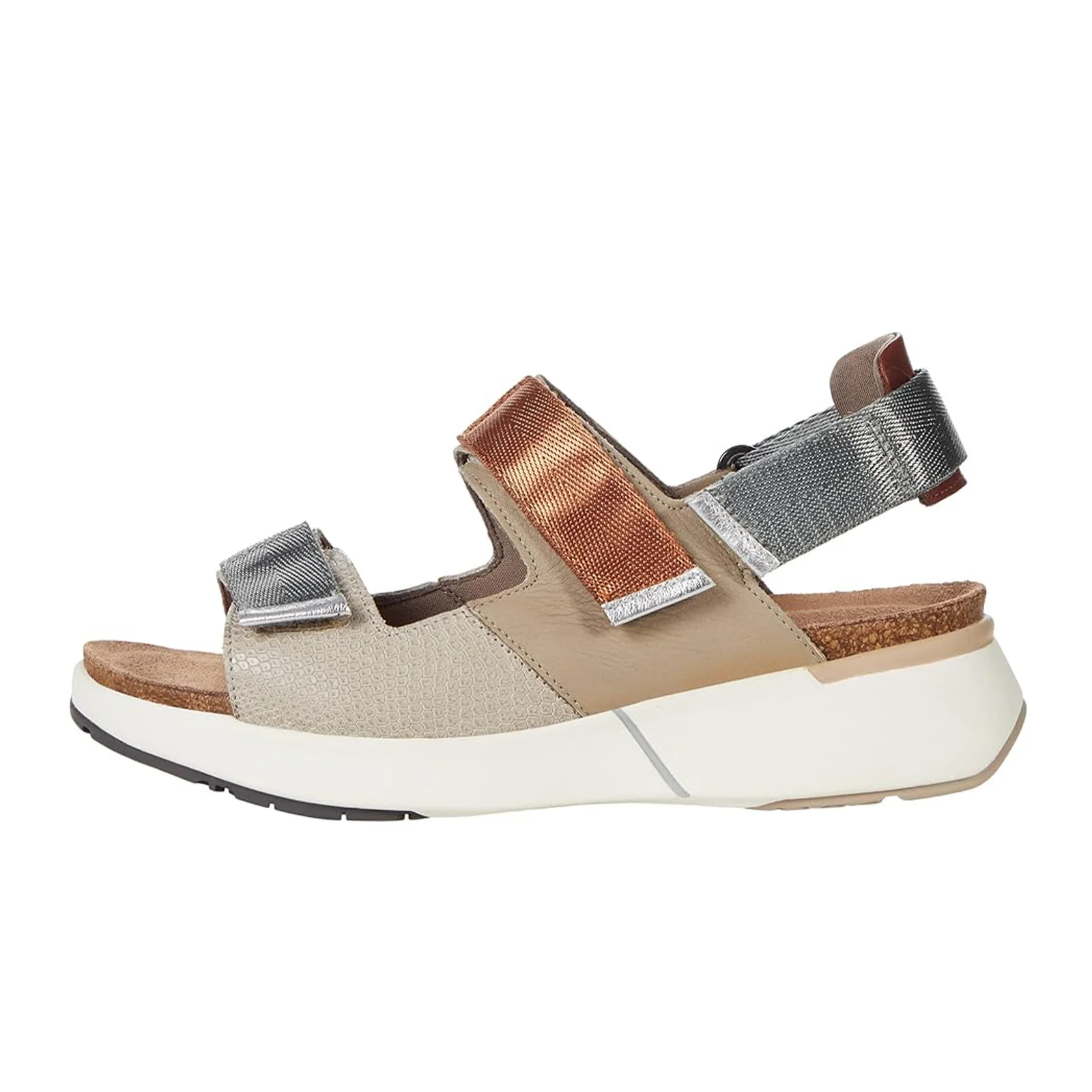 Naot Odyssey Active Sandal (Women) - Tan Grey/Ivory Woven - Image 2