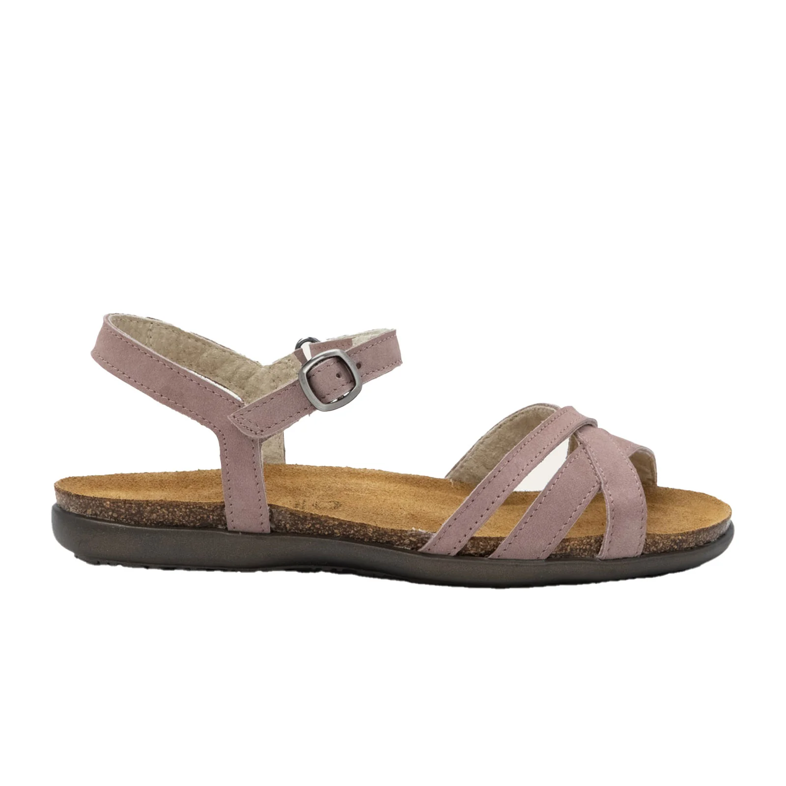Naot Patricia Backstrap Sandal (Women) - Mauve Nubuck