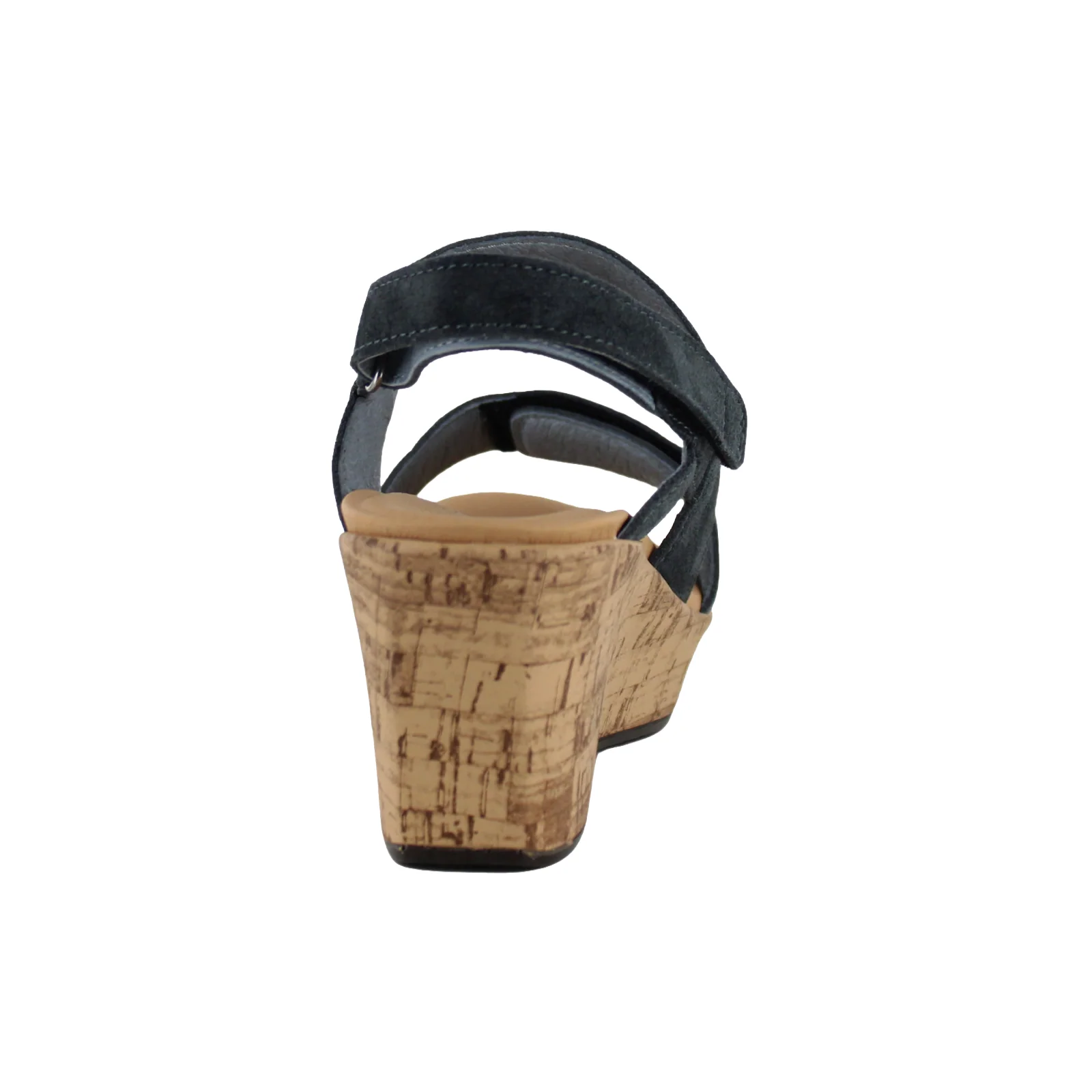 Naot Sunrise Wedge Sandal (Women) - Charcoal Suede - Image 4
