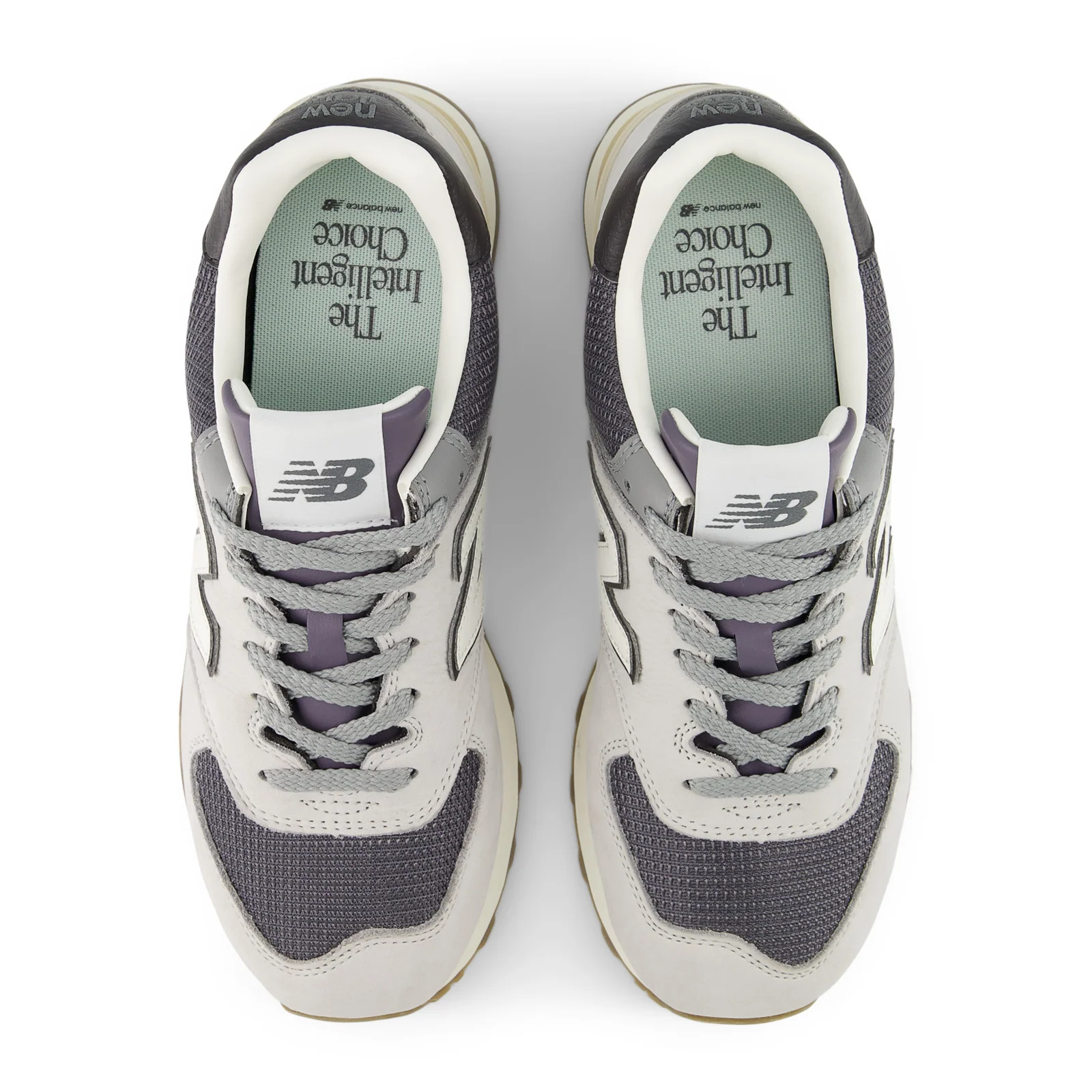 New Balance 574 Sneaker (Unisex) - Grey Matter/Dark Silver Metallic - Image 4