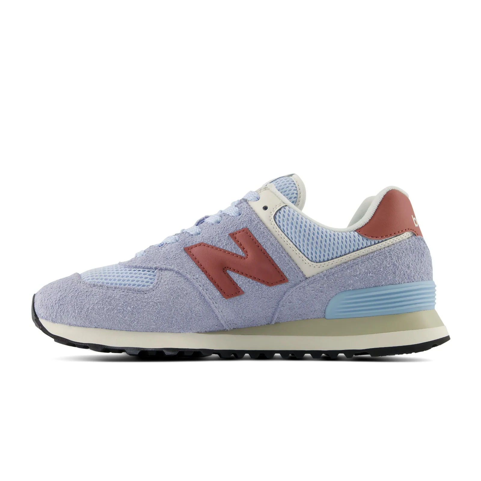 New Balance 574 Sneaker (Unisex) - Oxford Blue/Apricot Orange - Image 2