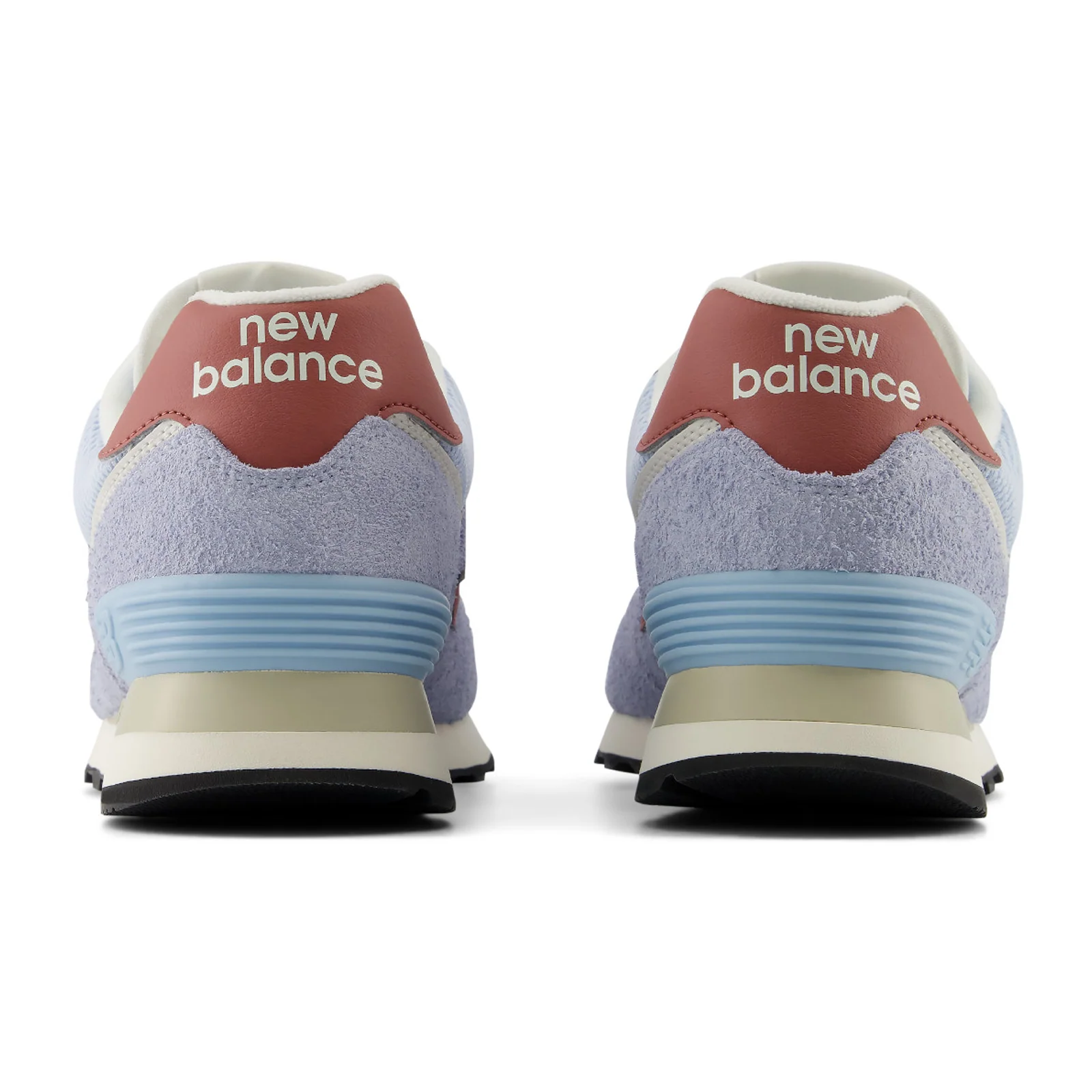New Balance 574 Sneaker (Unisex) - Oxford Blue/Apricot Orange - Image 6