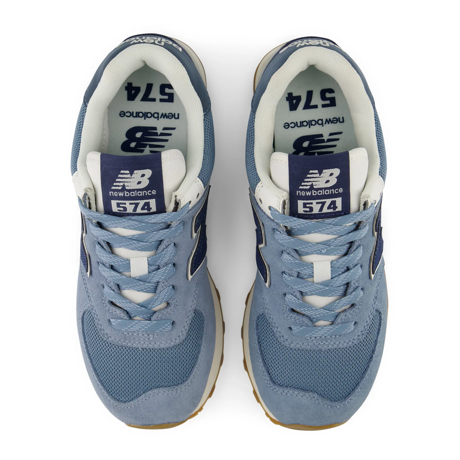 New Balance 574 Sneaker (Women) - NB Navy/Light Arctic Grey - Image 6