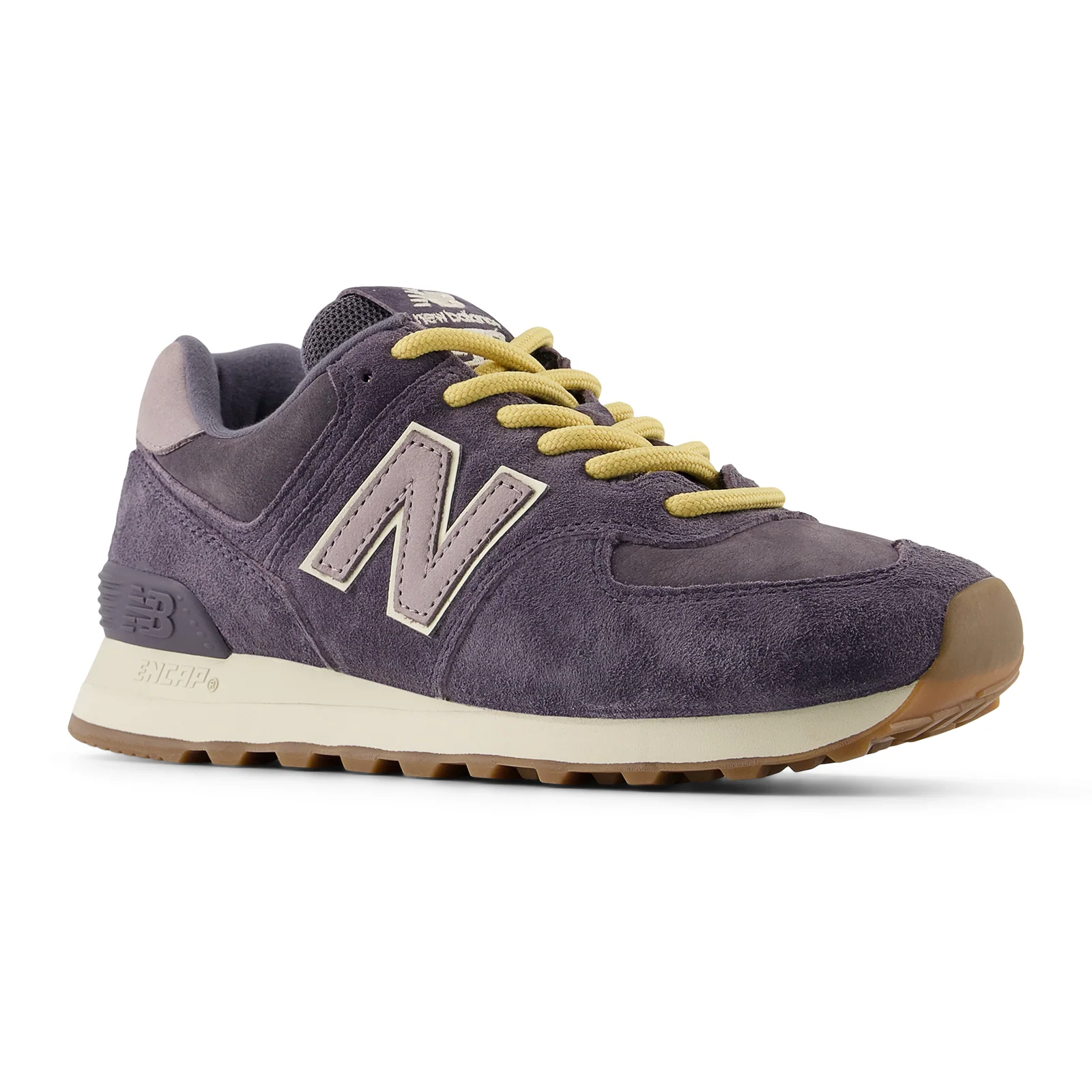 New Balance 574 Sneaker (Women) - Neptune Grey/Truffle Salt - Image 3