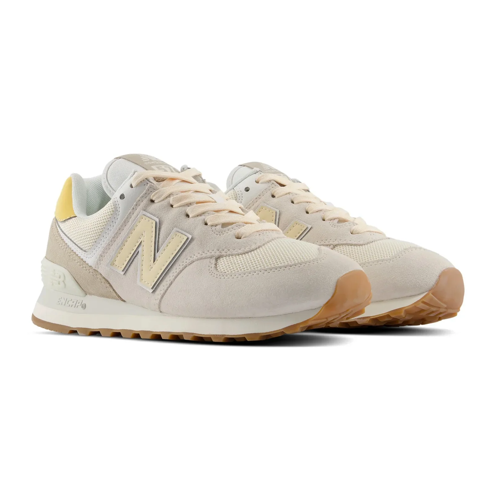 New Balance 574 Sneaker (Women) - Sea Salt/Linen - Image 4