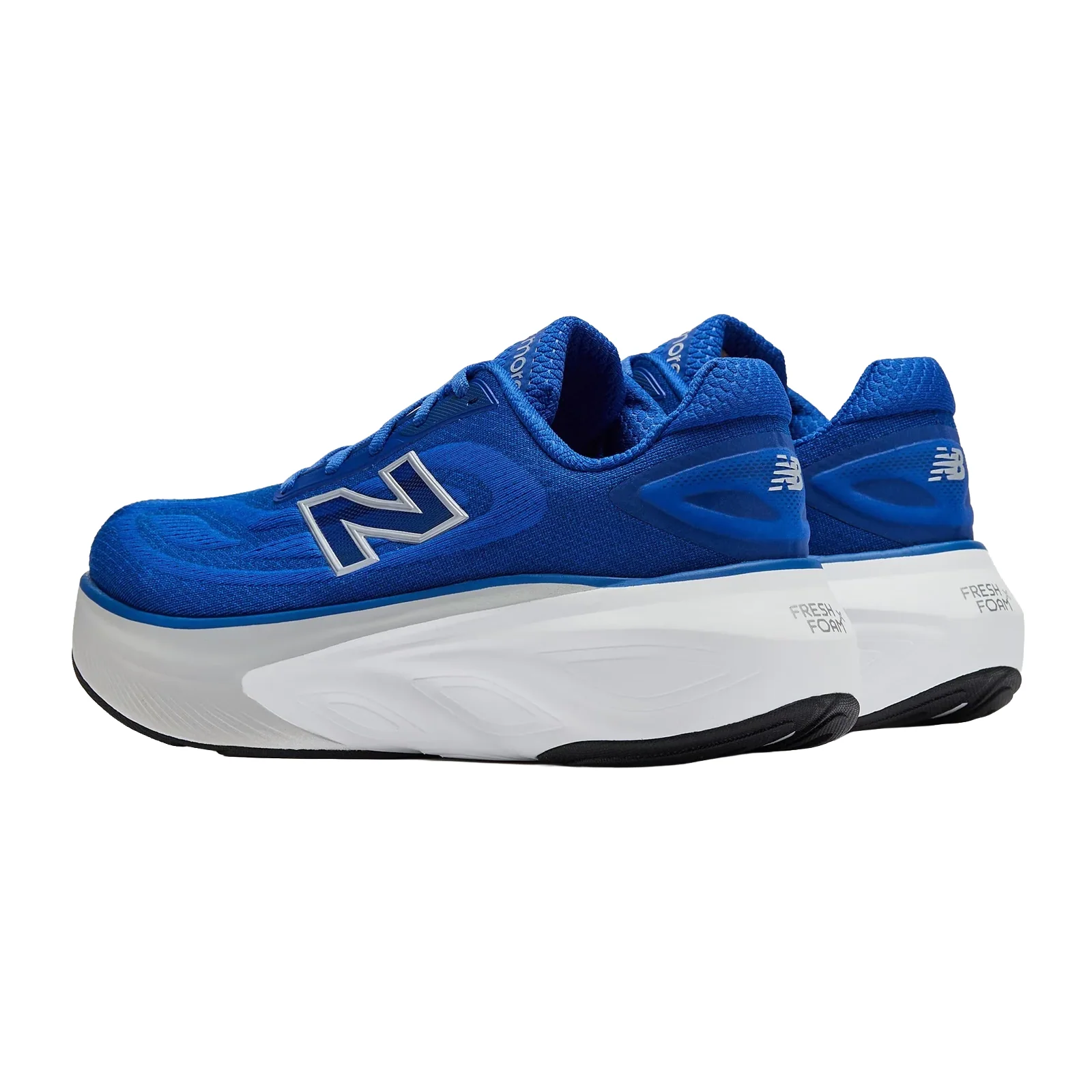 New Balance Fresh Foam X More v6 Running Shoe (Men) - Blue Gemstone/Galaxy Blue/Silver Metallic - Image 4