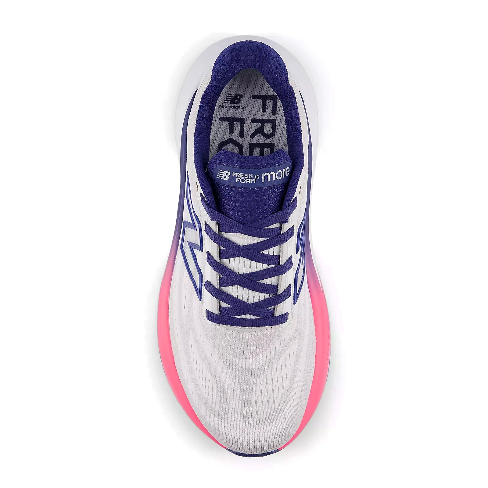 New Balance Fresh Foam X More v6 Running Shoe (Women) - Reflection/Blue Oyster/Pink Heat - Image 4