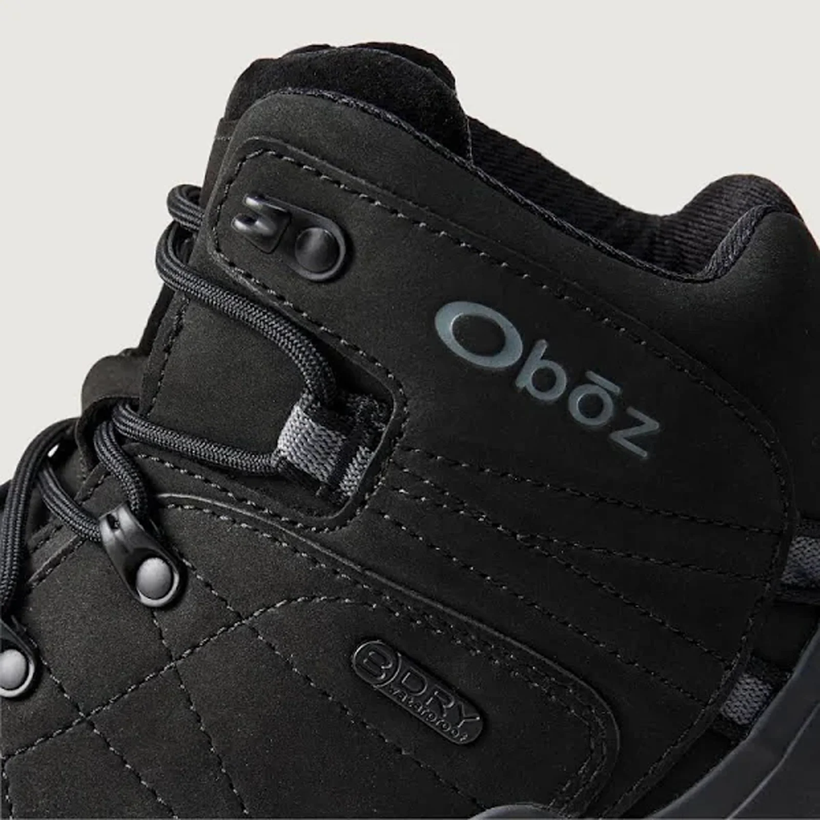Oboz Bridger Mid B-DRY Hiking Boot (Men) - Midnight Black - Image 3