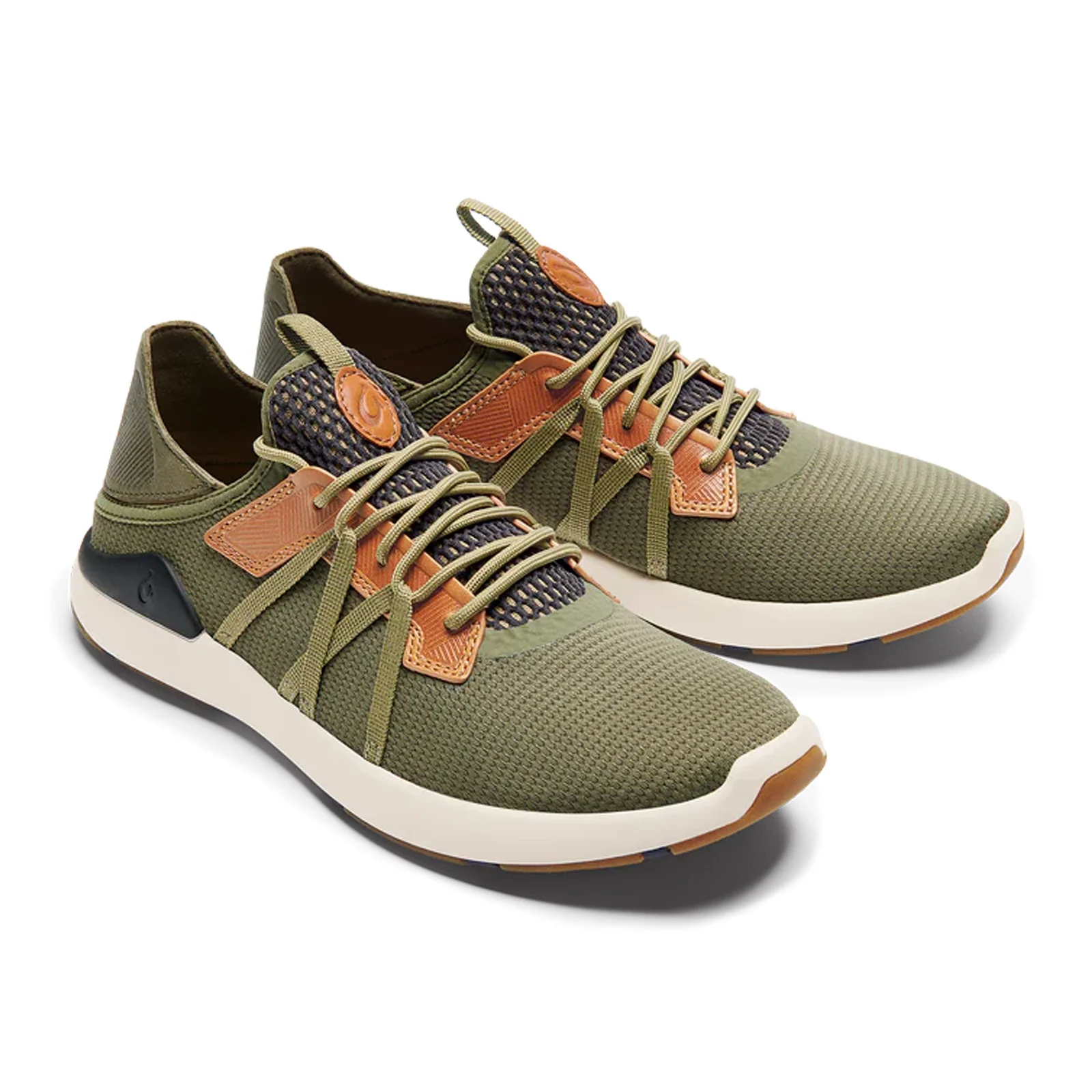 OluKai Mio Li Sneaker (Men) - Hunter/Lava Rock - Image 3